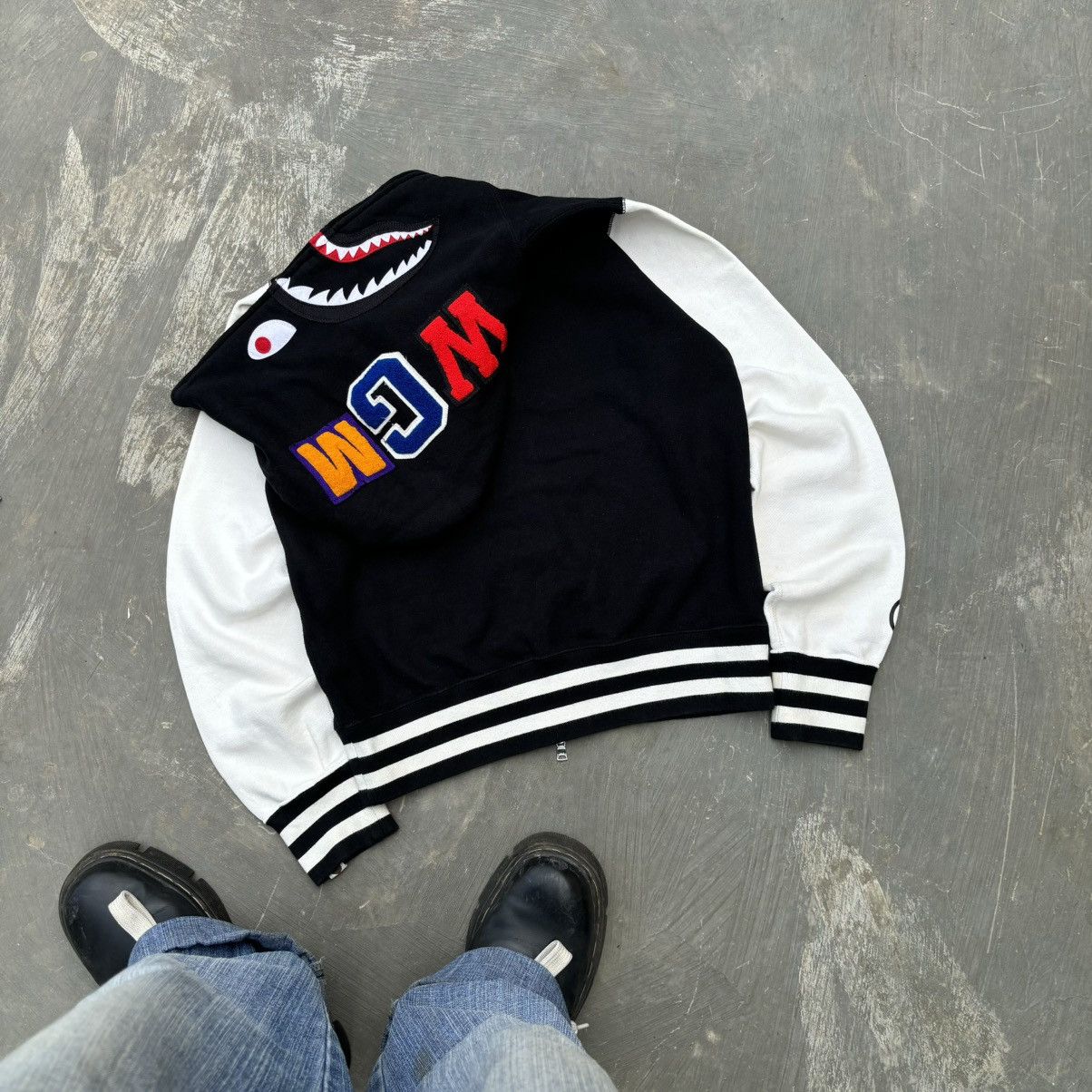 Bape Bape Shark Full Zip Hoodie Size US S / EU 44-46 / 1 - 2 Thumbnail