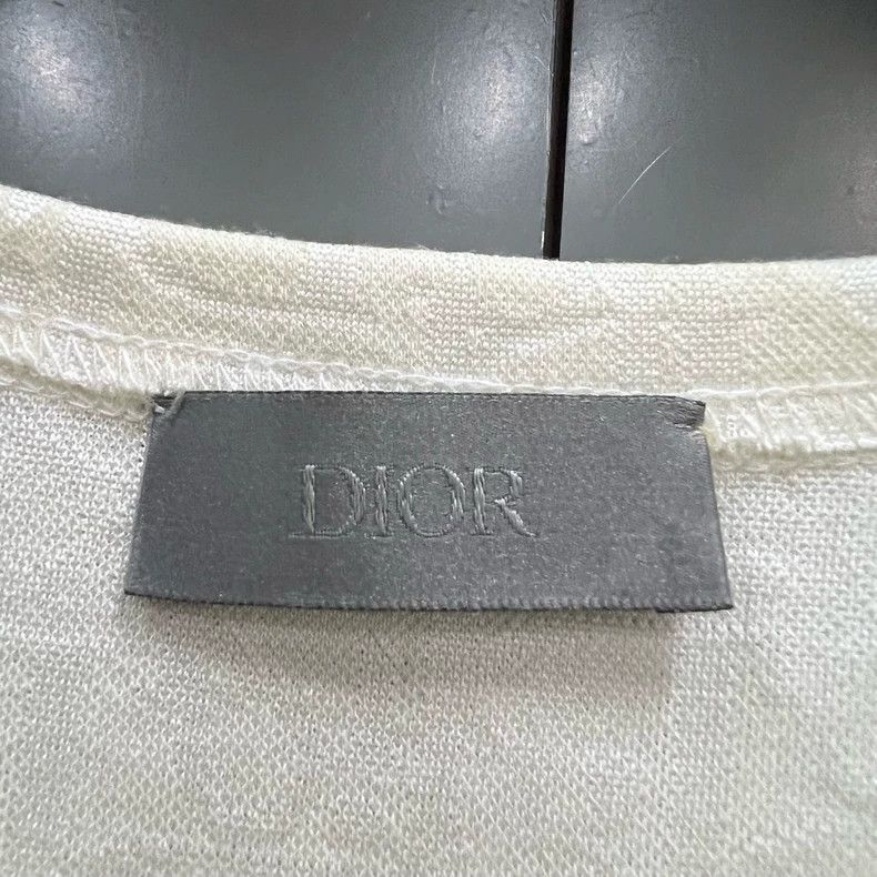 Dior Dior Dior White Blue Gradient Short Sleeve Shirt-2507 Size US XL / EU 56 / 4 - 6 Thumbnail
