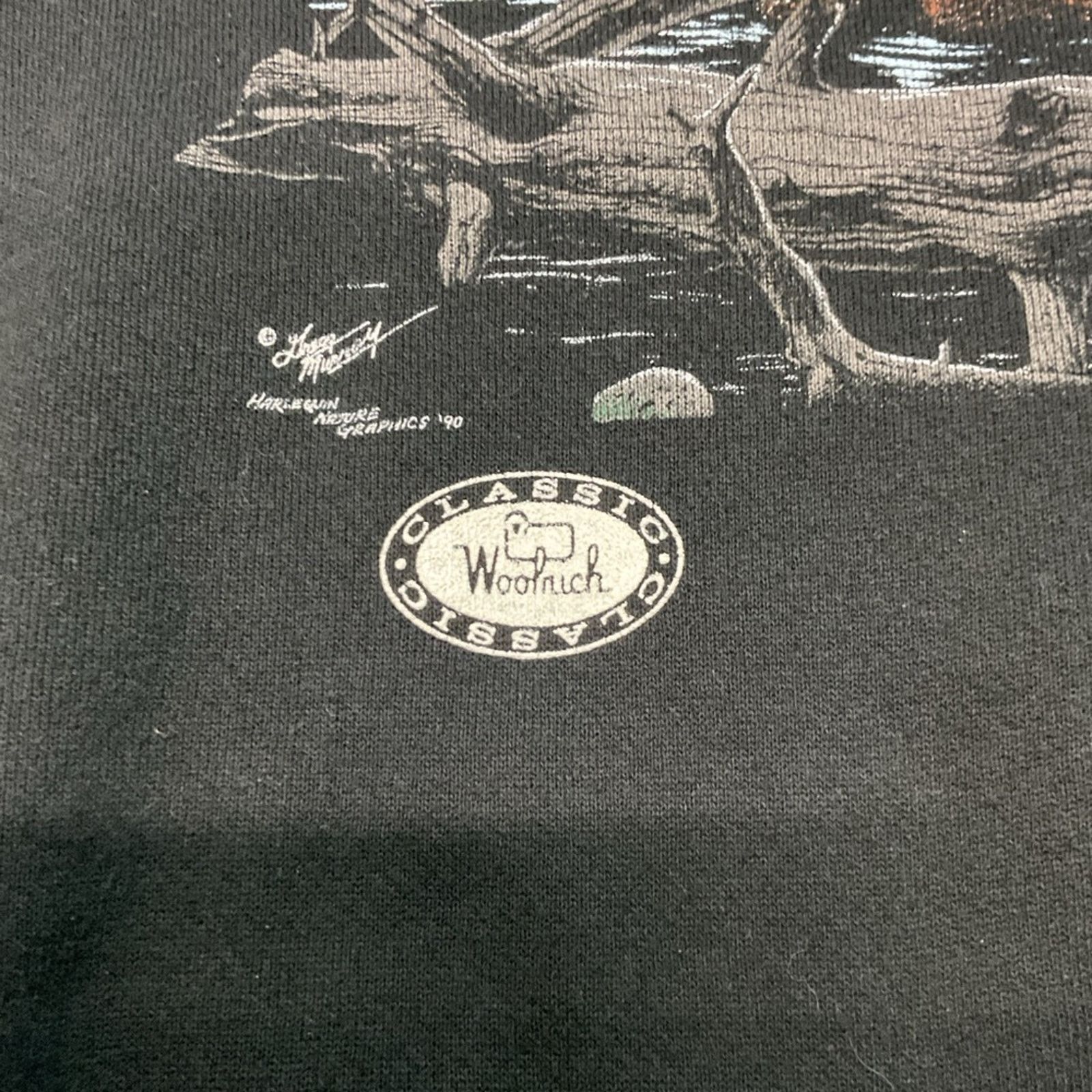 Vintage Vintage Woolrich Grizzly Graphic Crewneck Sweatshirt Size US L / EU 52-54 / 3 - 5 Thumbnail