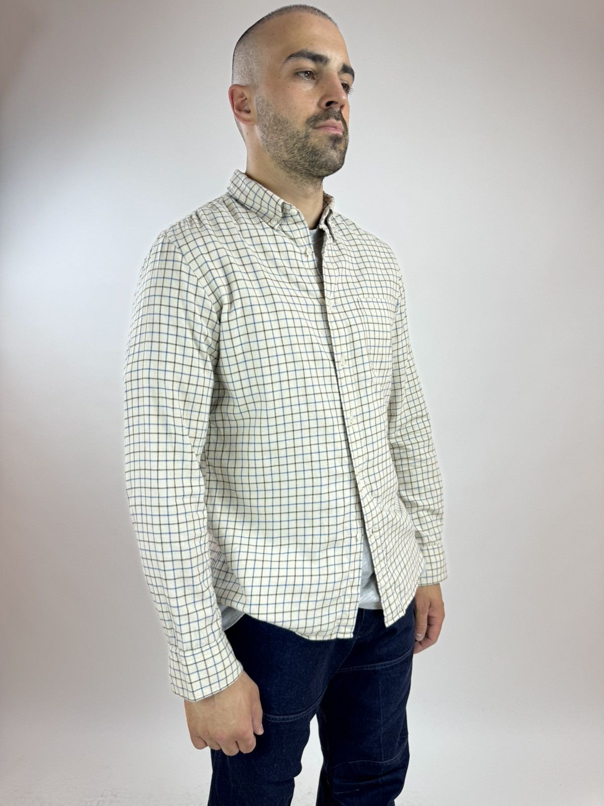 Japanese Brand × Uniqlo Uniqlo Shirt plaid Flannel Button Up Long Sleeve size Small Size US S / EU 44-46 / 1 - 3 Thumbnail