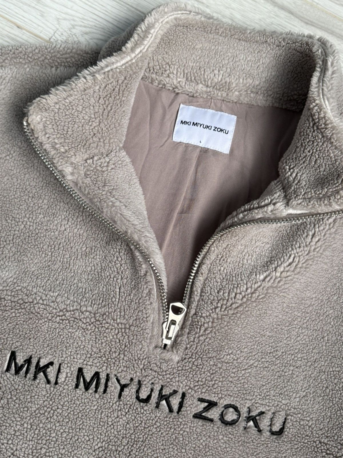 Mki Miyuki Zoku MKI MIYUKI ZOKU SHERPA jacket teddy sweatshirt Size US L / EU 52-54 / 3 - 3 Thumbnail