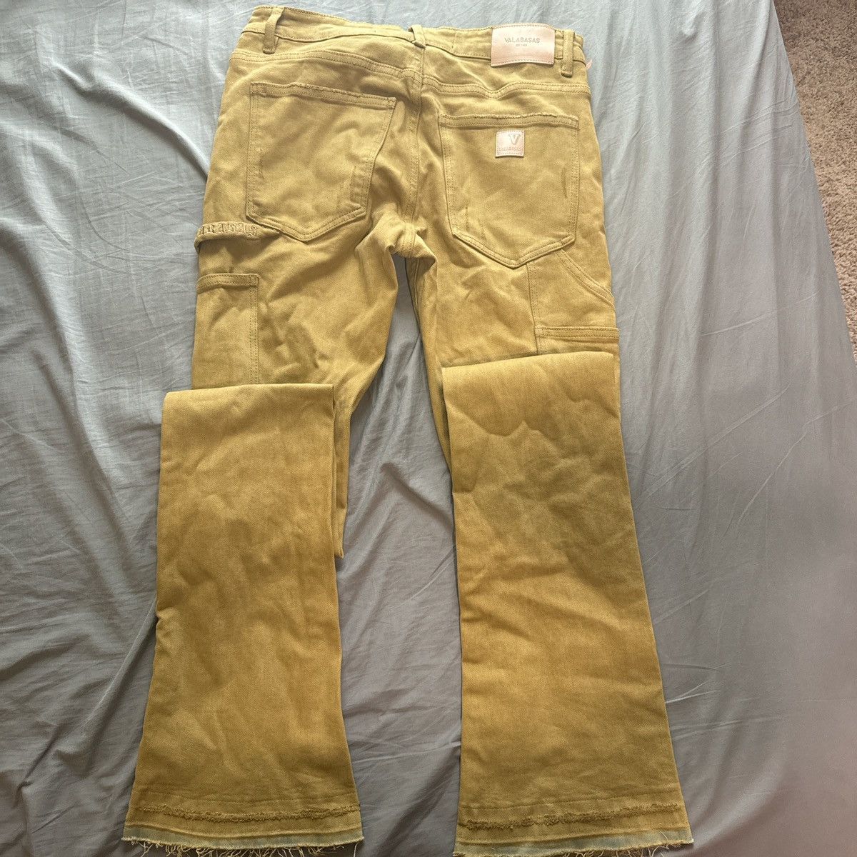 Valabasas Valabasas Olive Flared Jeans Size US 32 / EU 48 - 2 Thumbnail