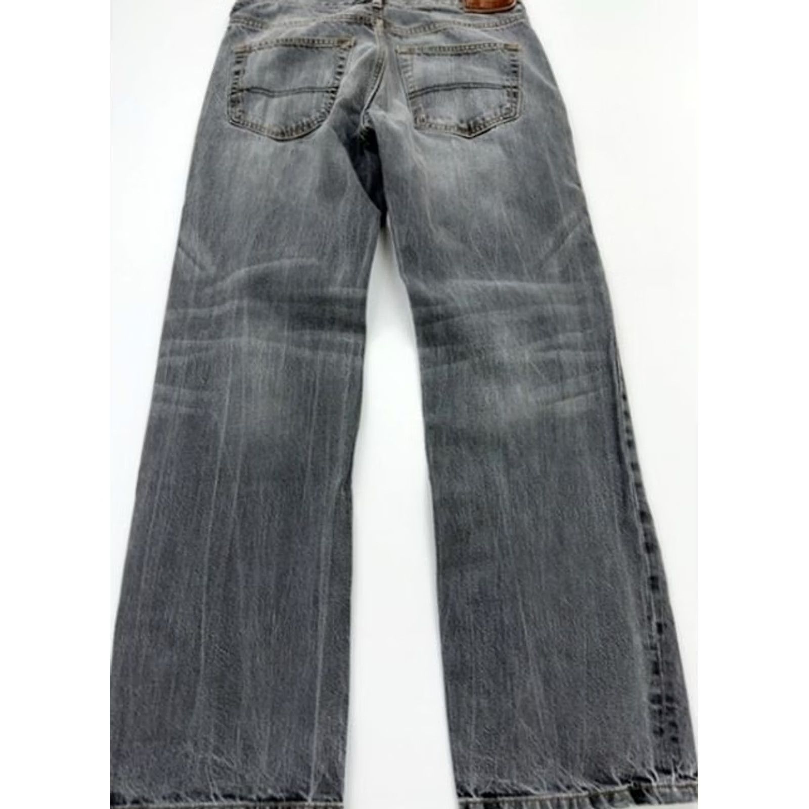 Vintage Tommy Jeans Gray Light Wash 32x32 5-Pocket Straight Fit Denim Jeans Men Size US 32 / EU 48 - 2 Thumbnail