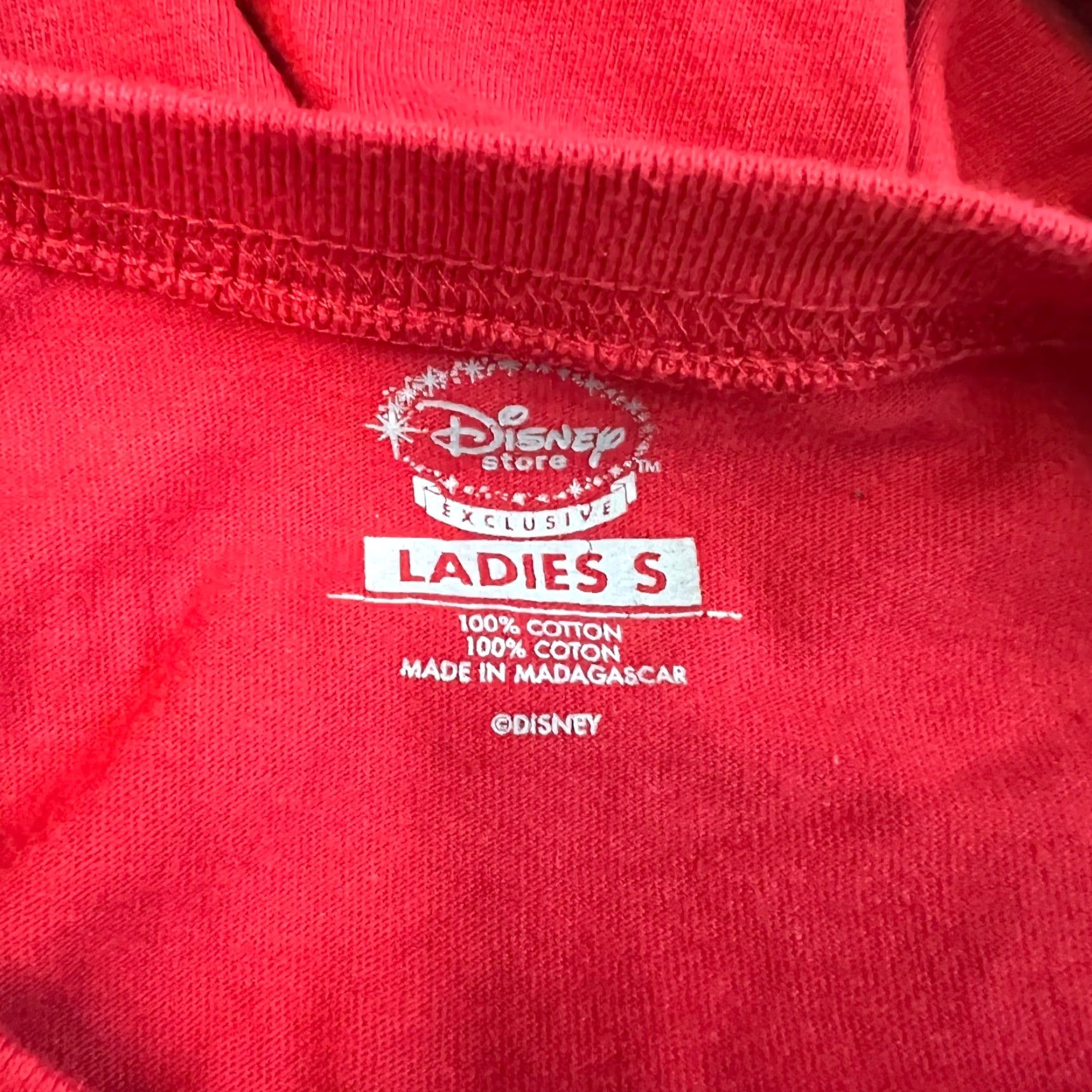 Disney Disney Mickey Mouse Graphic Red T-Shirt Womens Small Shirt Size S / US 4 / IT 40 - 5 Thumbnail