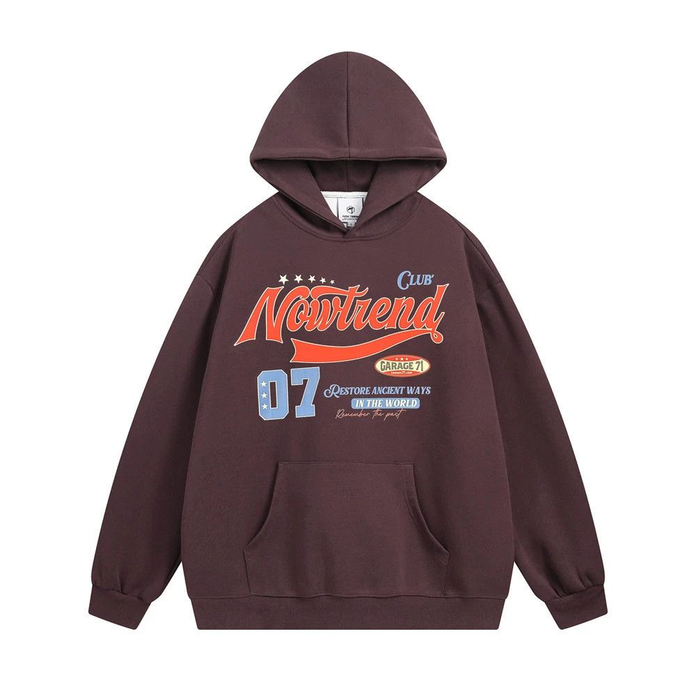 Vintage Men's casual American street style letter print hoodie Size US M / EU 48-50 / 2 - 1 Thumbnail