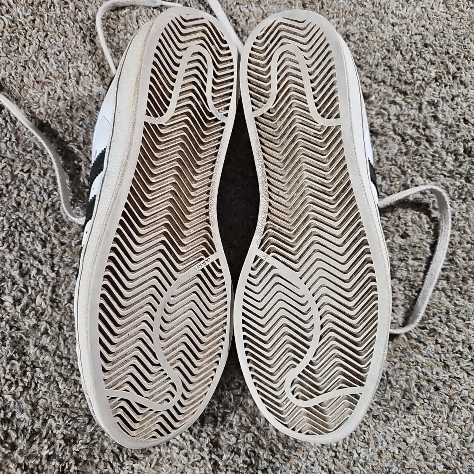 Adidas Adidas Superstar ART C77153 sz 11 White Black Stripe Clam Size US 11 / EU 44 - 11 Thumbnail