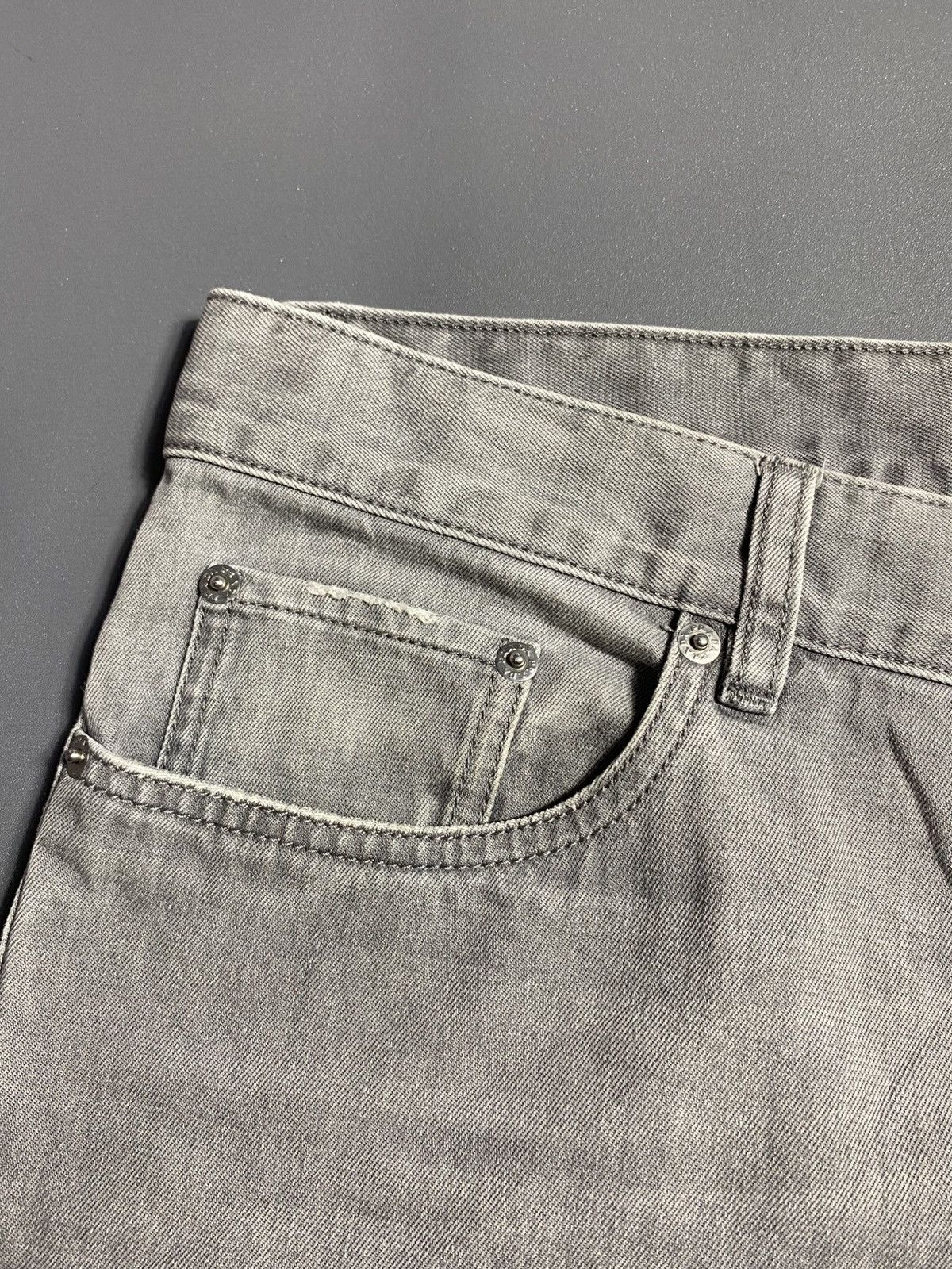 Prada Prada Washed Grey Classic Fit Jeans Size US 32 / EU 48 - 6 Thumbnail