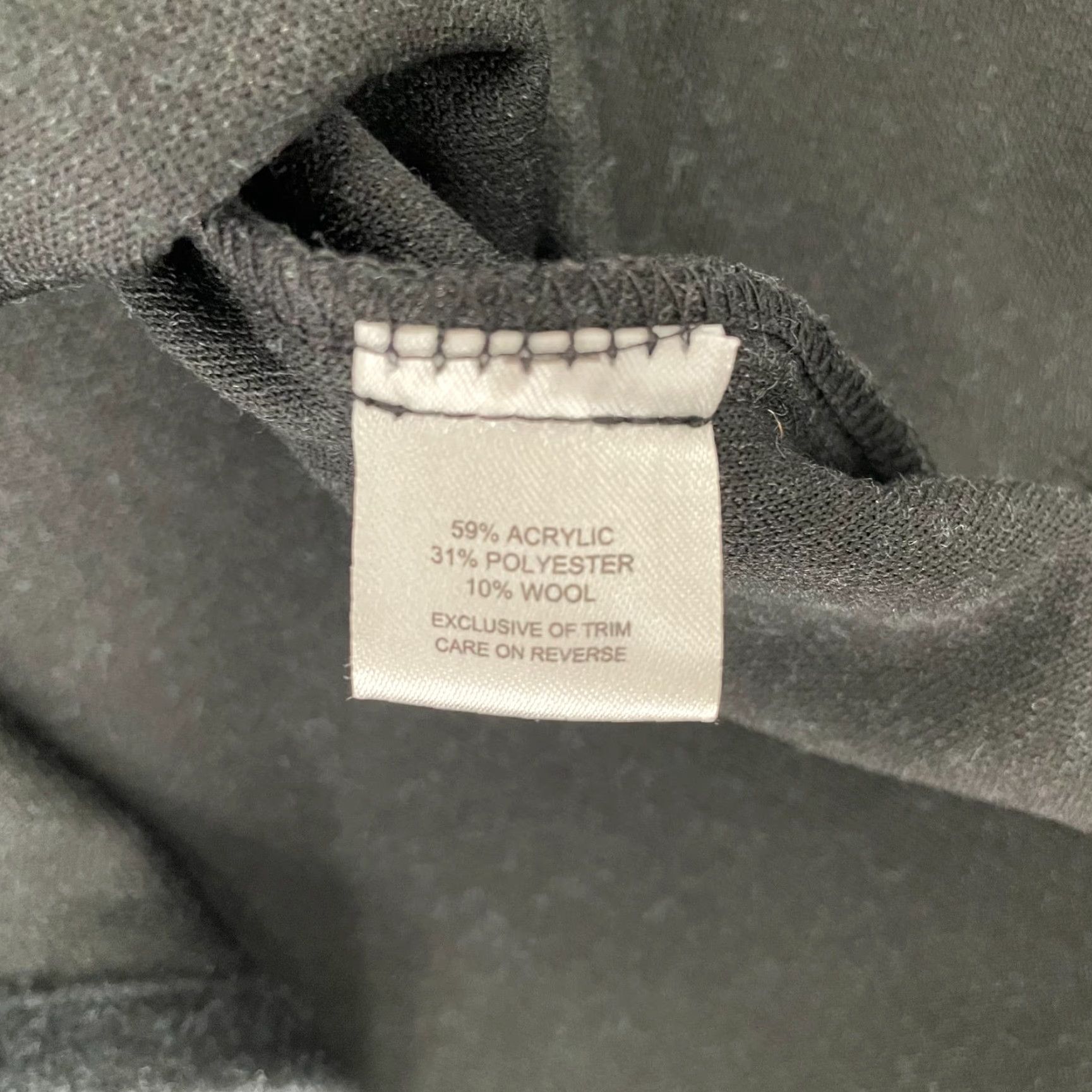 Vintage Teton Gravity Research Flannel Mens Large Black Gray Overshirt Jacket Wool Blend Size US L / EU 52-54 / 3 - 6 Thumbnail