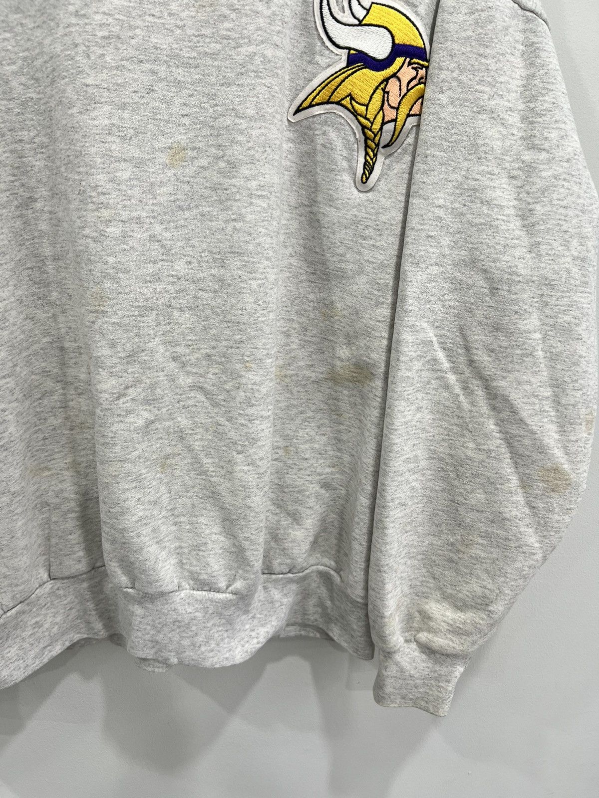 Vintage Vintage Minnesota Vikings Turtleneck sweater Size US XL / EU 56 / 4 - 4 Thumbnail