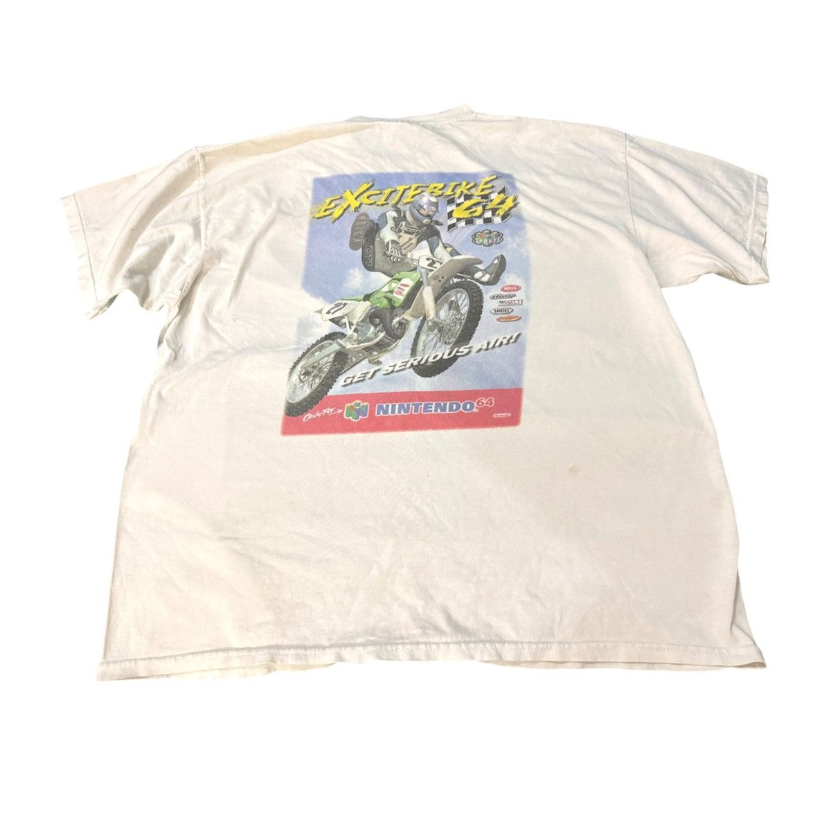 Vintage Vintage Excitebike 64 Nintendo N64 T-Shirt Size US XL / EU 56 / 4 - 1 Thumbnail