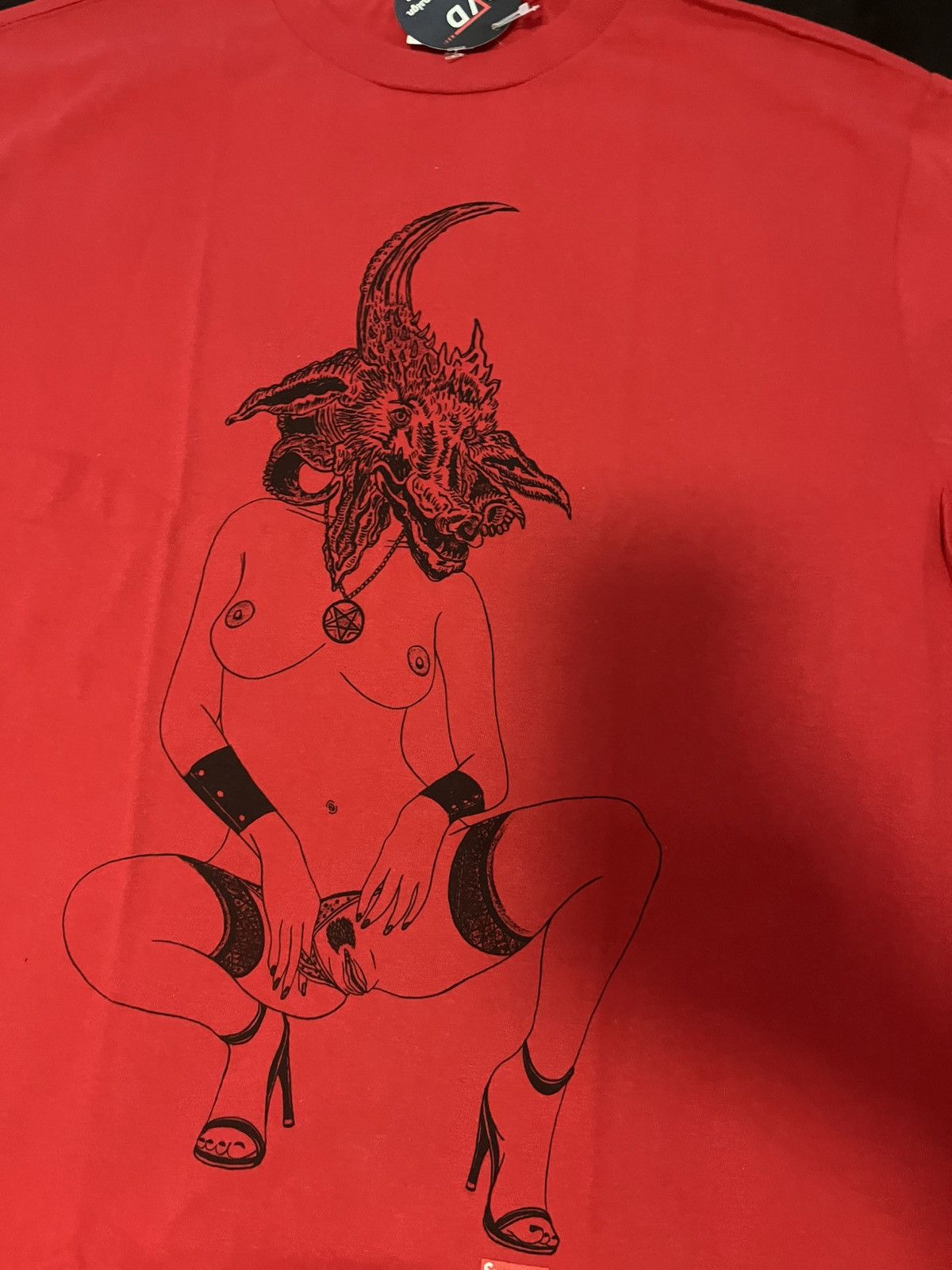 Supreme Supreme suck my cunt tee red Size US L / EU 52-54 / 3 - 2 Thumbnail