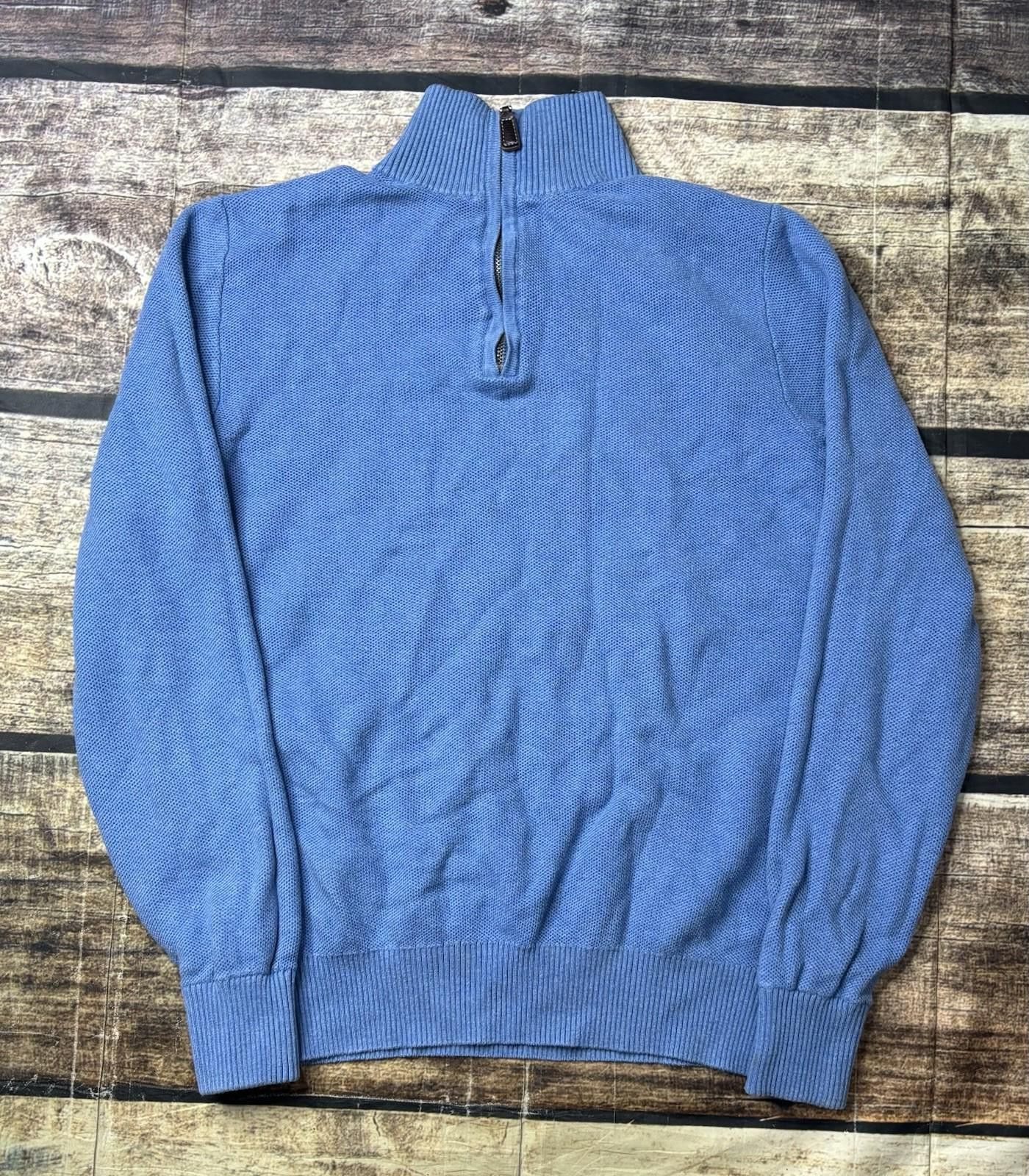 Bloomingdale's The Mens Store for Bloomingdales Sweater Mens Small 1/4 Zip Size US S / EU 44-46 / 1 - 1 Thumbnail