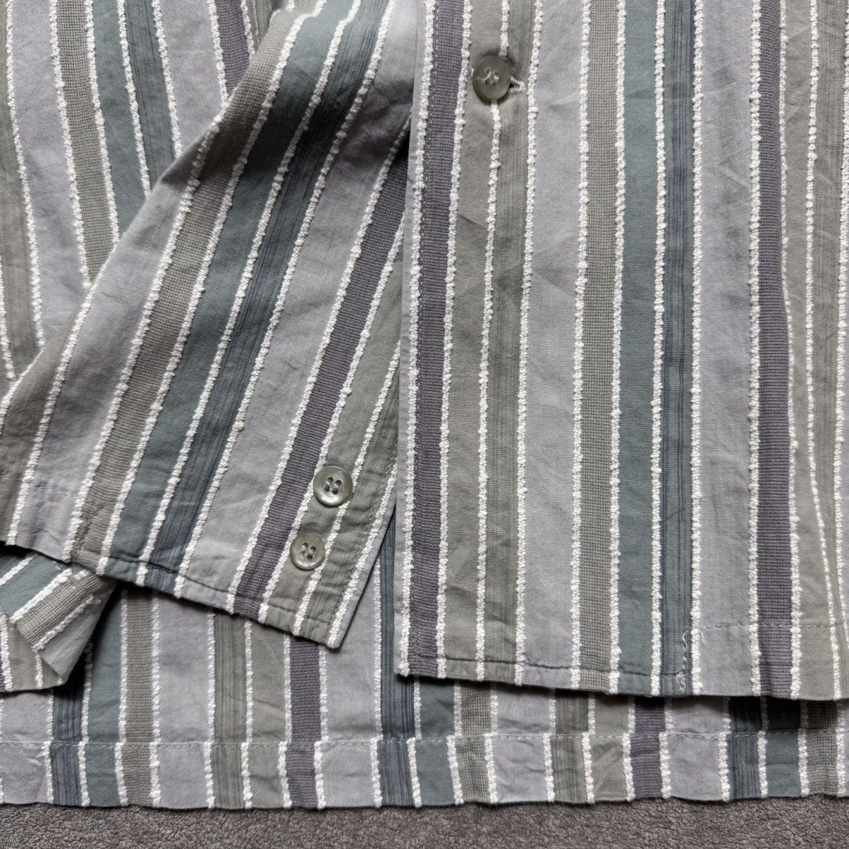 Balmain Pierre Balmain Open Collar Relaxed Fit Multicolor Striped Size US L / EU 52-54 / 3 - 8 Thumbnail