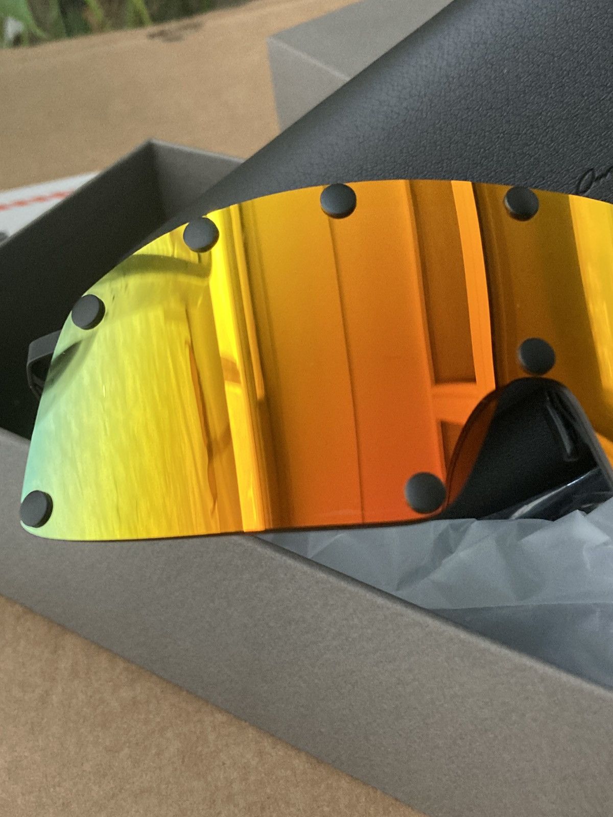 Rick Owens NEVER WORN / Rick Owens Unisex Shielding Rainbow Sunglasses Size ONE SIZE - 13 Thumbnail