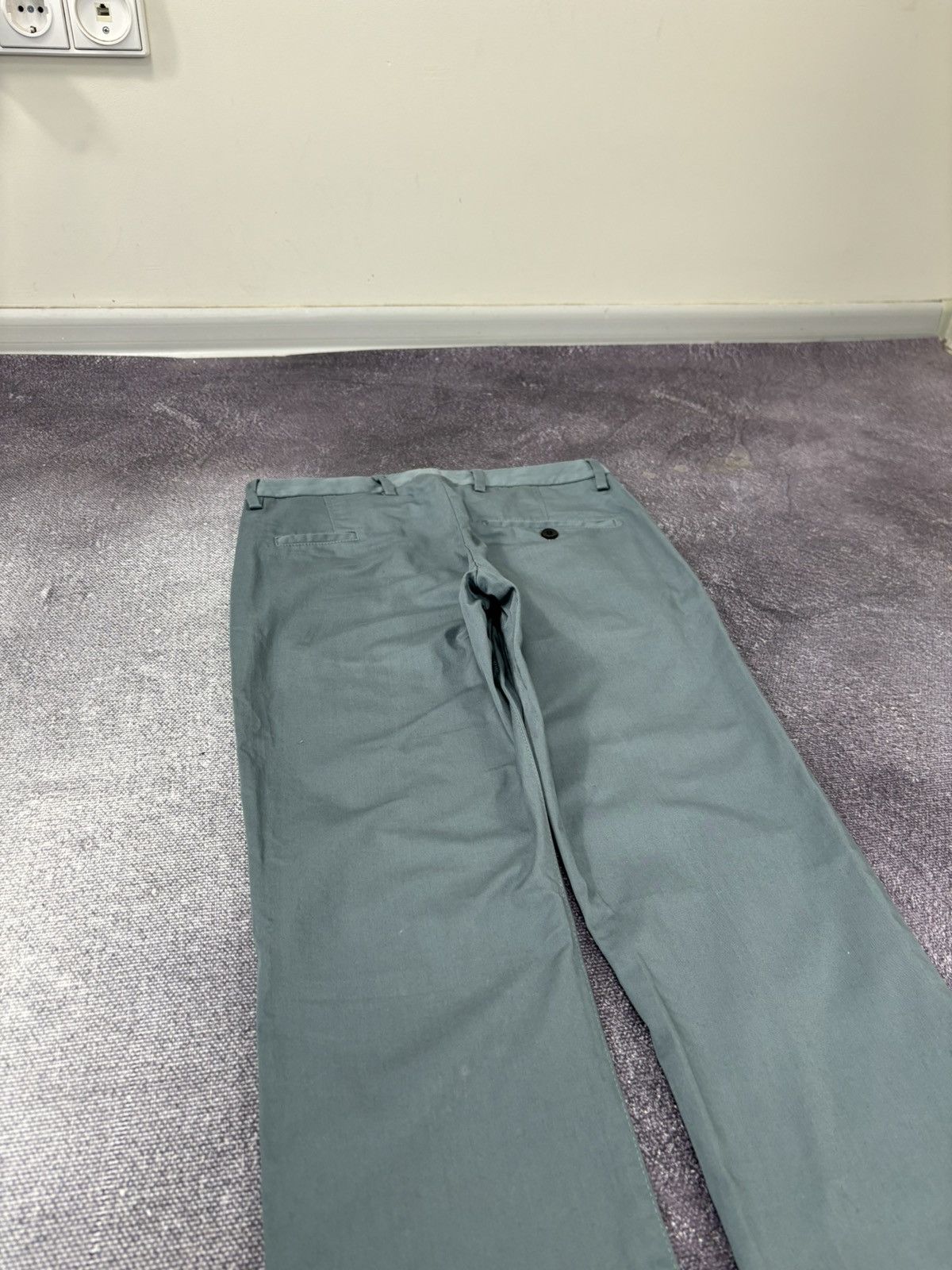 Acne Studios Acne Studios Max Satin Slim Fit Stretch Chino Pants Size US 28 / EU 44 - 13 Thumbnail