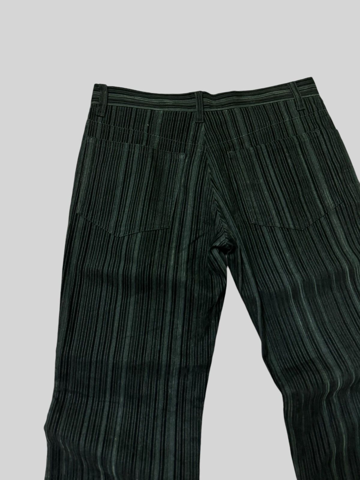 If Six Was Nine × Japanese Brand × Tornado Mart TESS 3 HIRO VELVET STRIPES FLARED PANTS Size US 30 / EU 46 - 9 Thumbnail