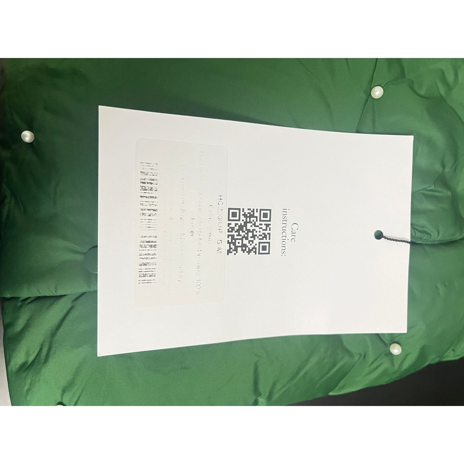 Sleeper NWT SLEEPER Puffer Jacket in Green with Pearl - Size S/M Size S / US 4 / IT 40 - 8 Thumbnail