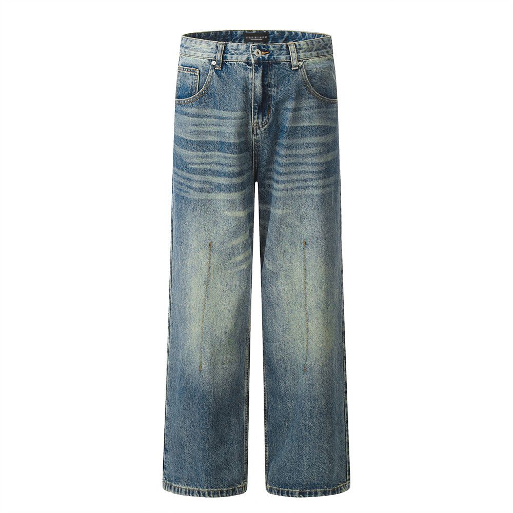 Jean Retro High Street Loose Denim Size US 29 - 4 Thumbnail