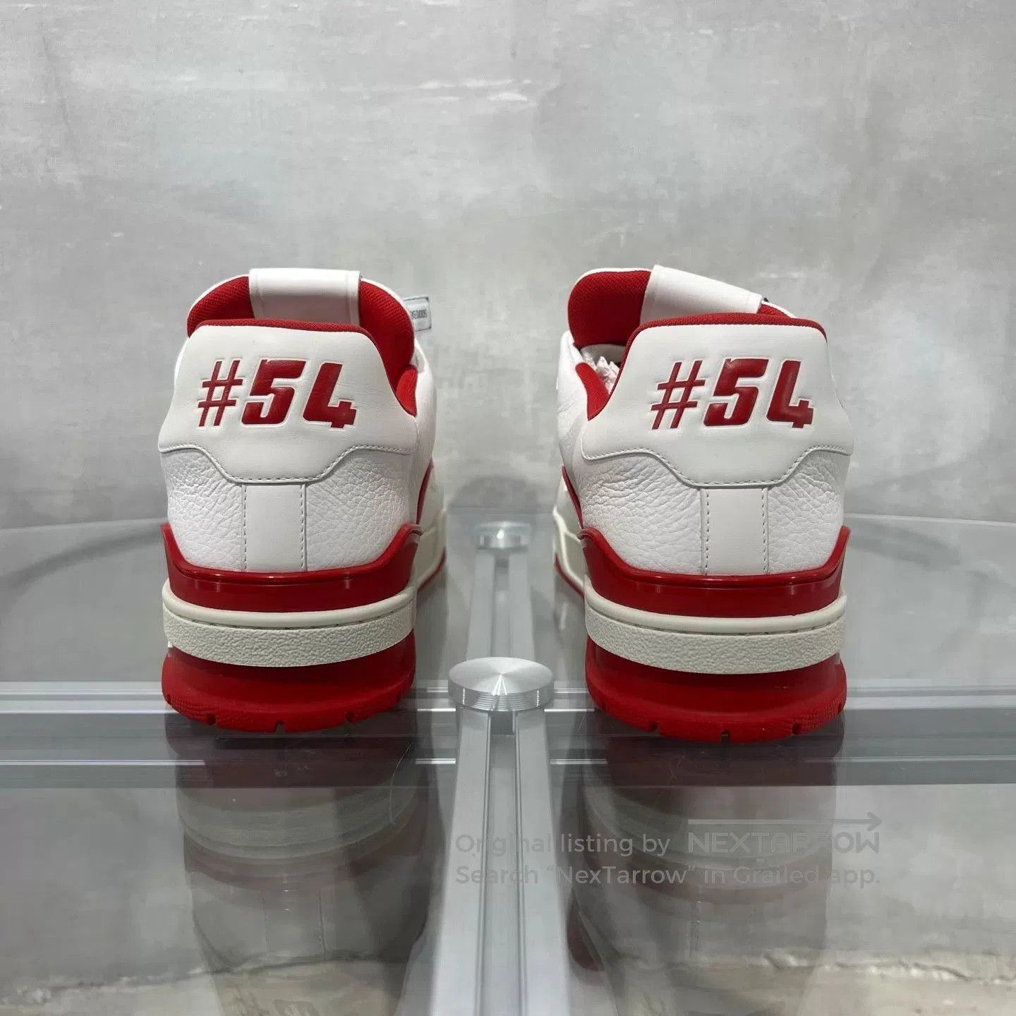 Louis Vuitton White Low-Top Sneakers Size 11. Size US 11 / EU 44 - 6 Thumbnail