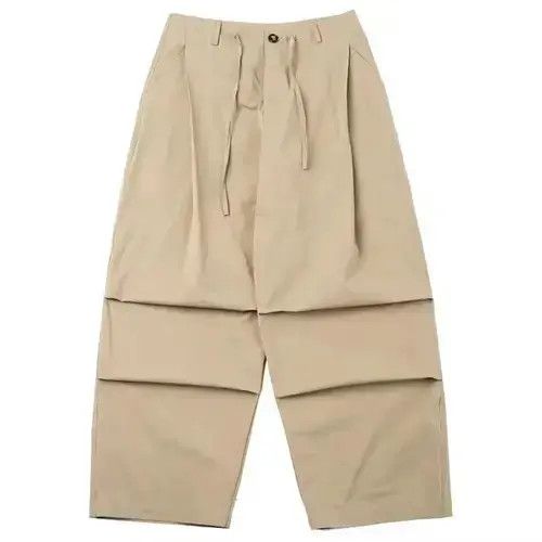 Japanese Brand 20AW Indigo Union Japan Khaki Oversized Osaka Pants Size US 32 / EU 48 - 4 Thumbnail
