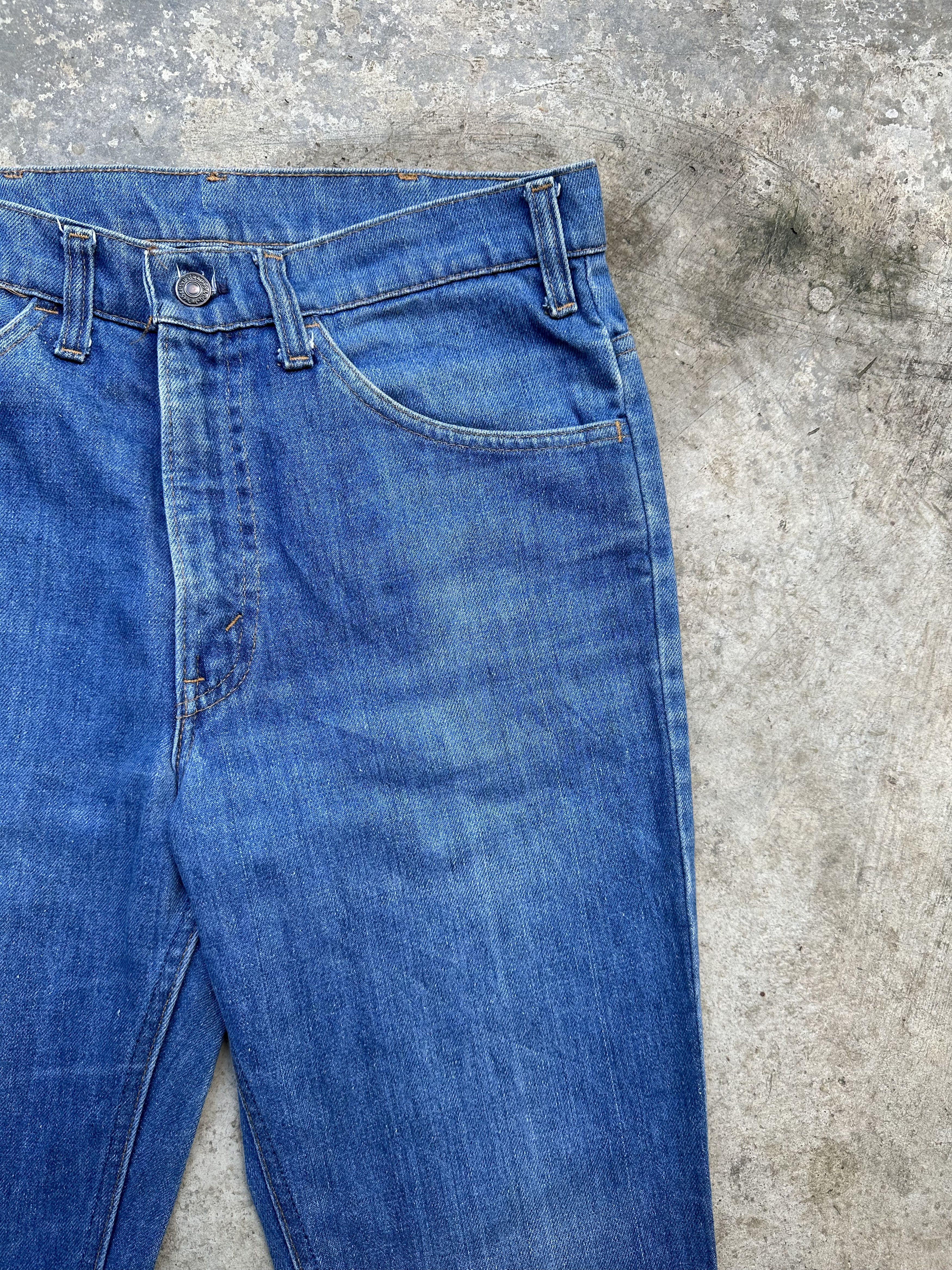 Levi's Rare!! 70s 646 Orange Tab Talon 42 Flare Bell Bottom Jeans Size US 32 / EU 48 - 11 Thumbnail