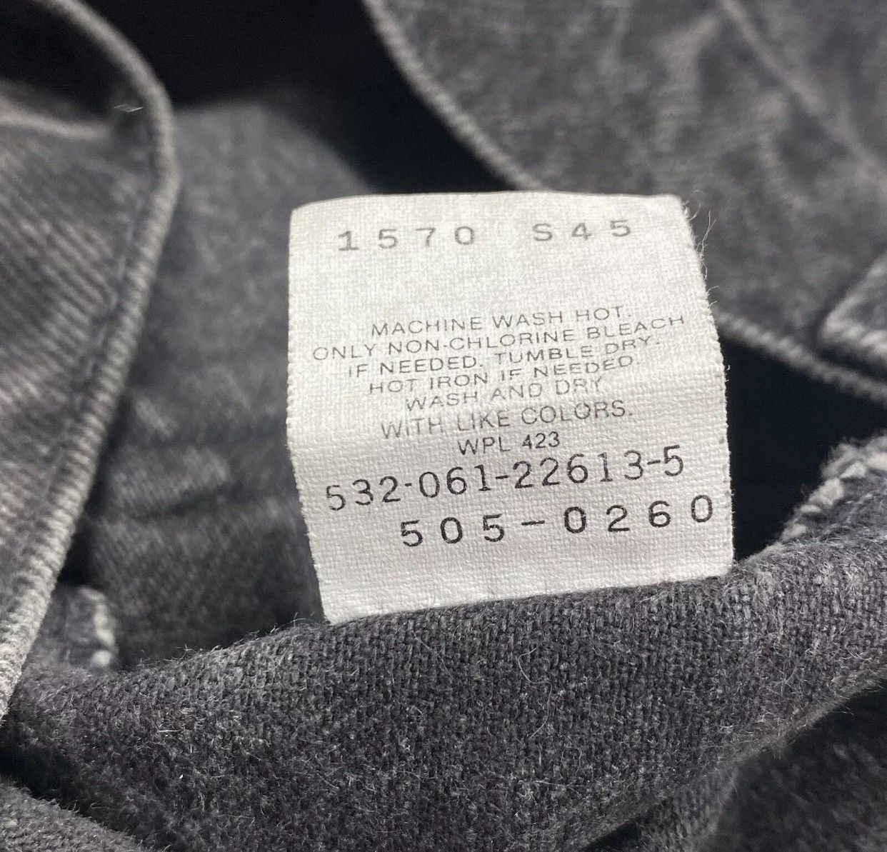 Levi's Vintage Levi 505 Black Denim Jeans USA 38X32 Actual 36X32 Size US 36 / EU 52 - 6 Thumbnail