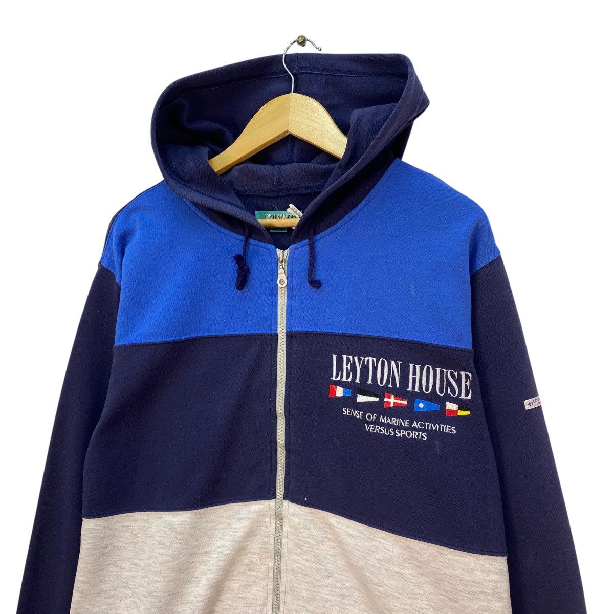 Formula 1 🔥Vintage Leyton House Multicolor Hoodie Pullover Size US M / EU 48-50 / 2 - 7 Thumbnail
