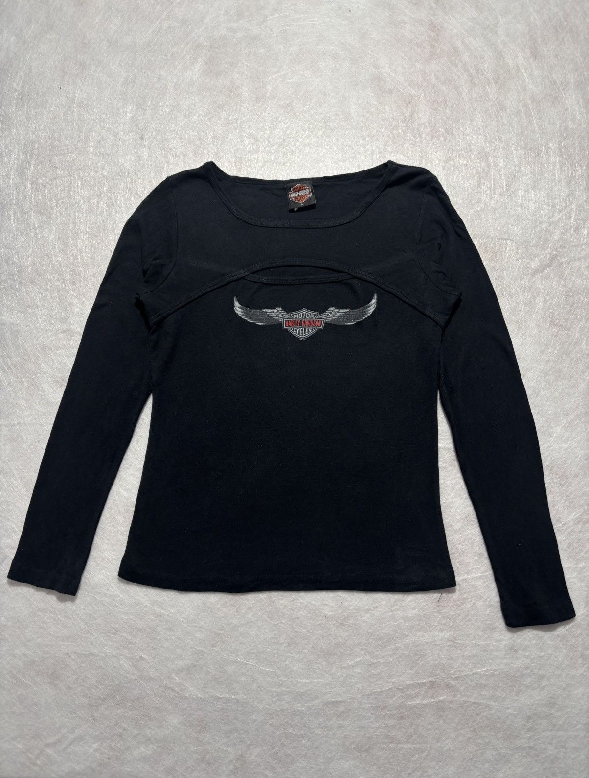 Harley Davidson Vintage Harley Davidson Longsleeve Tshirt Size L / US 10 / IT 46 - 1 Thumbnail