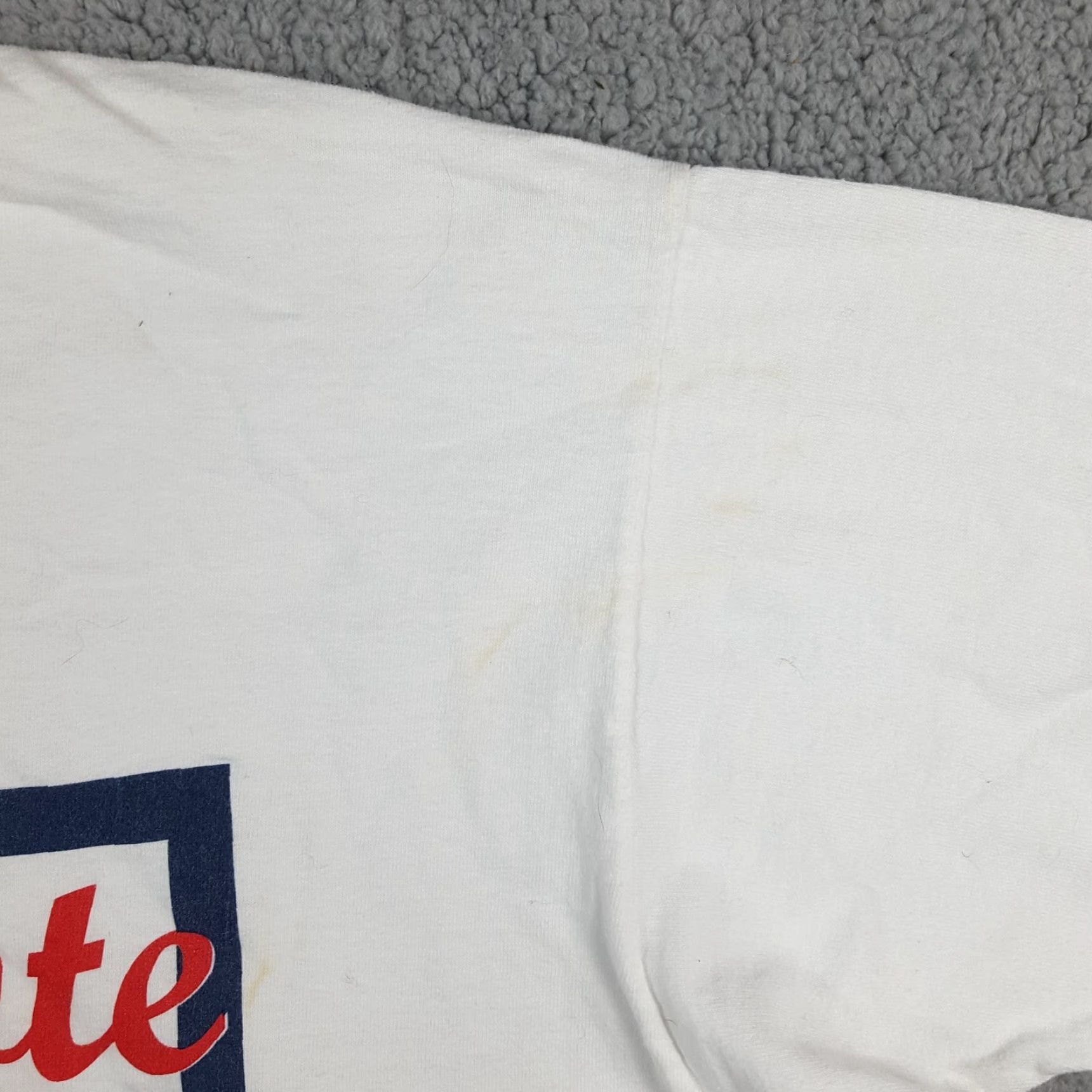 Fruit Of The Loom VINTAGE Bill Clinton Gore President Election XL T Shirt 90s Democrat Vote Fruit of the Loom White Cotton Embroidered Logo Mens Size US XL / EU 56 / 4 - 3 Thumbnail