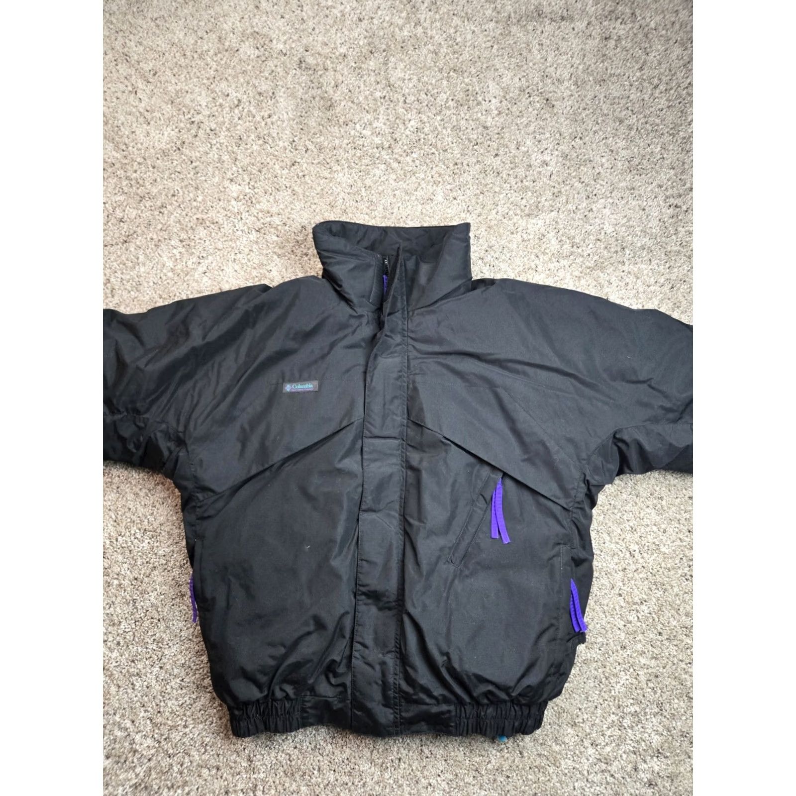 Vintage VINTAGE Columbia Whirlibird Jacket Mens M Black Goose Down Convertible Bomber Jacket Size US M / EU 48-50 / 2 - 4 Thumbnail