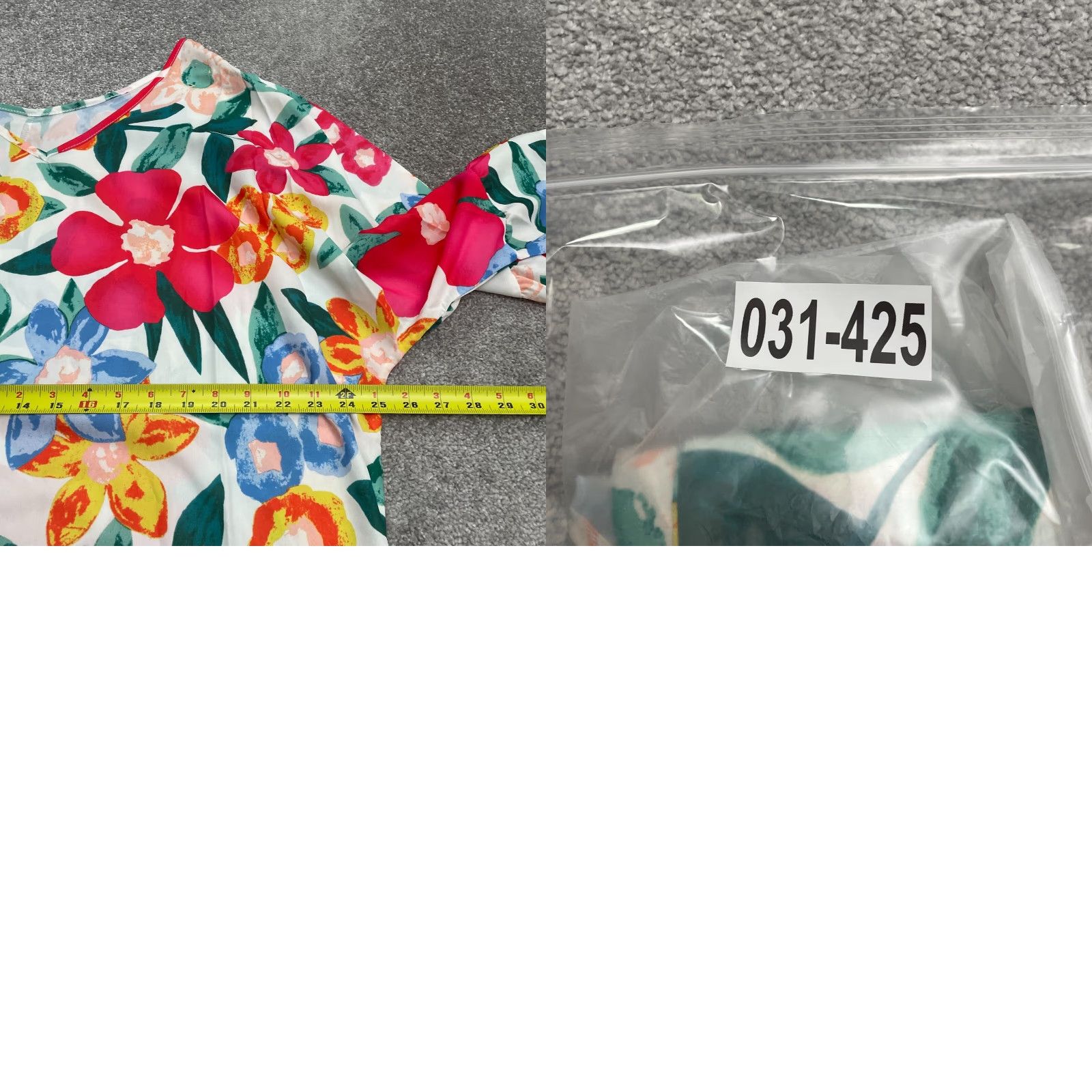 Bell Unbranded Floral Blouse Womens 2XL Multicolor V-Neck Bell Sleeve Summer Top NWT Size XXL / US 16-18 / IT 52-54 - 8 Thumbnail