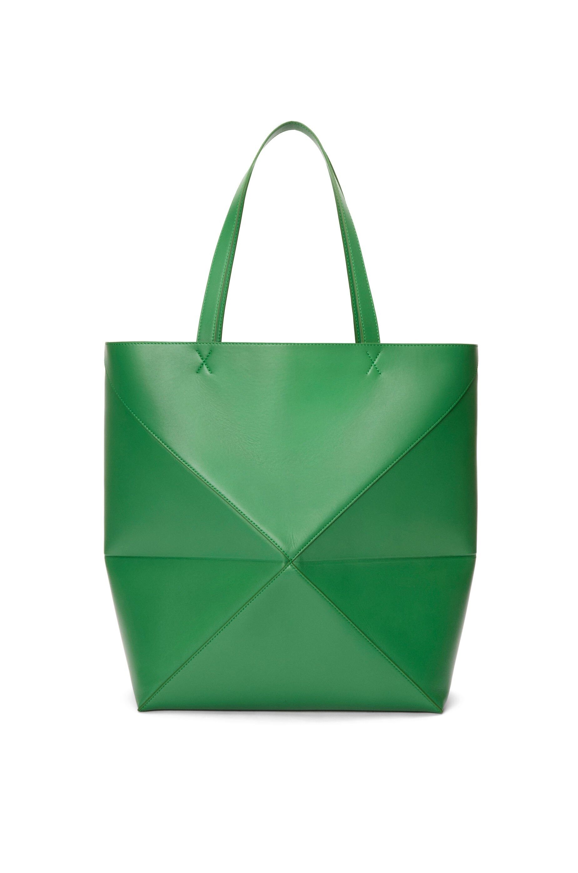 Loewe o1in1g0426 Size: OS/ XL Puzzle Fold Tote Bag Tropical Green Size ONE SIZE - 5 Thumbnail