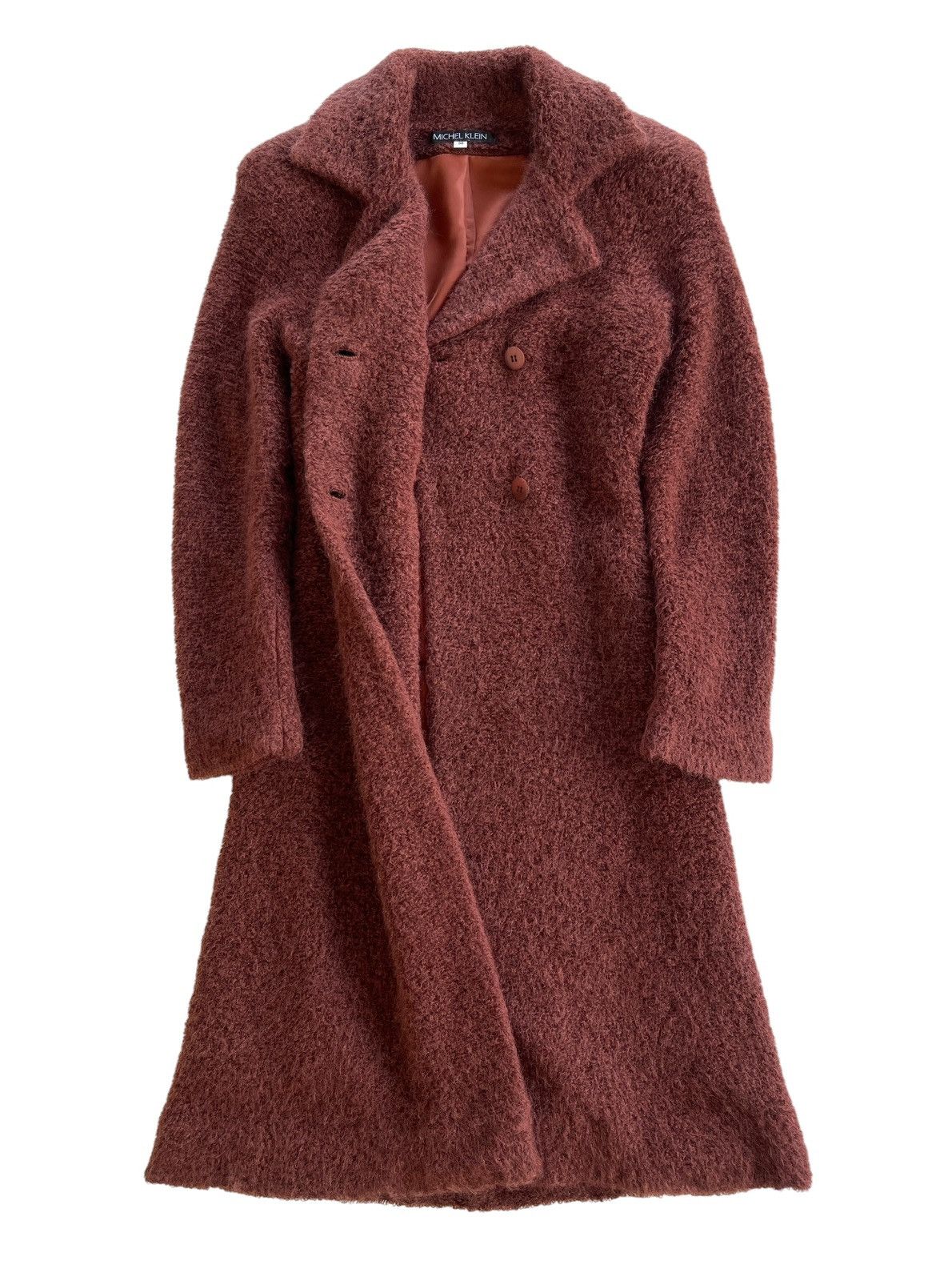 Michel Klein Michel Klein Double Breasted Mohair Coat Size S / US 4 / IT 40 - 2 Thumbnail