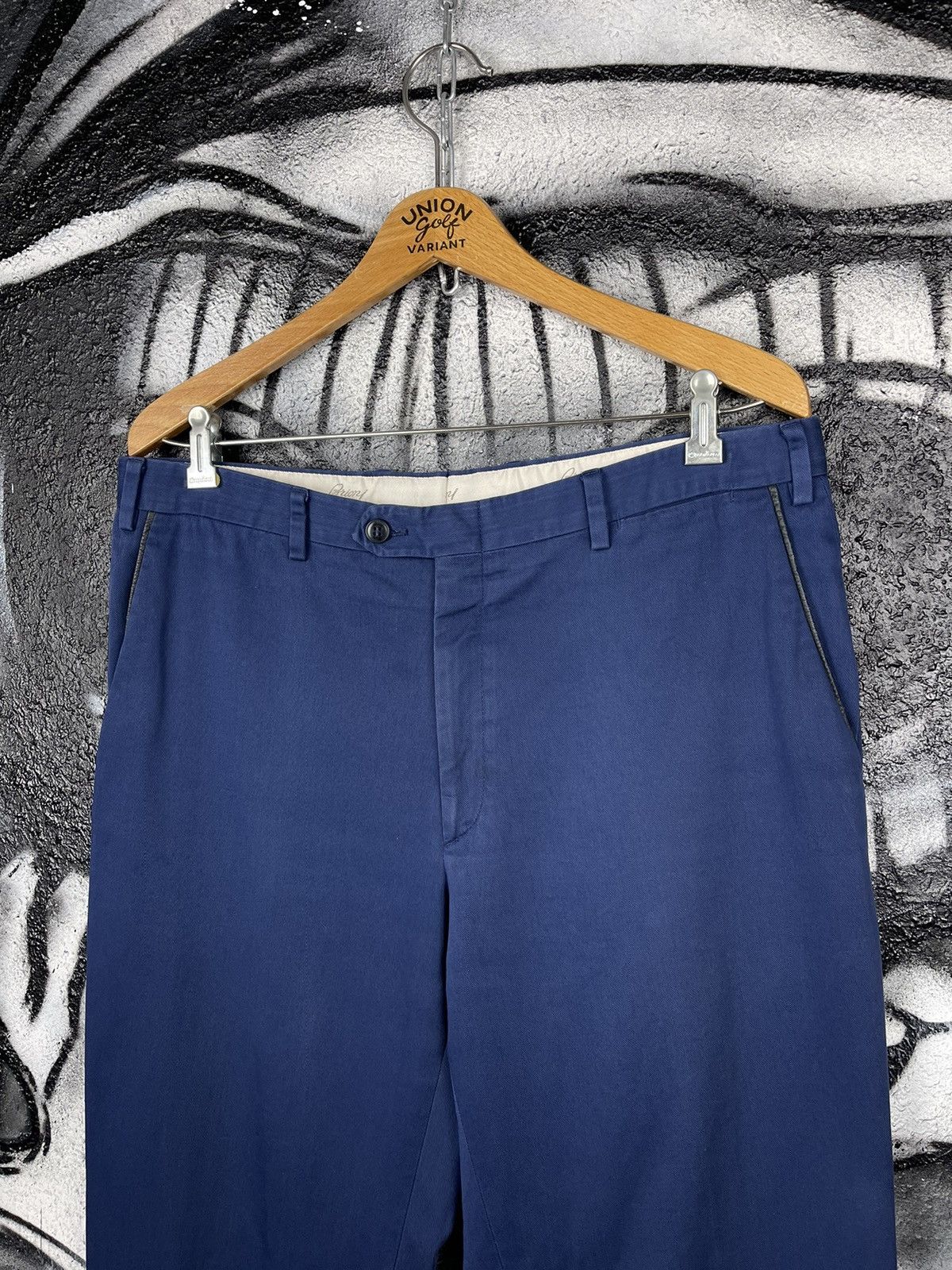 Brioni Brioni Blue Casual Pant Men’s Size 34 Size US 34 / EU 50 - 3 Thumbnail