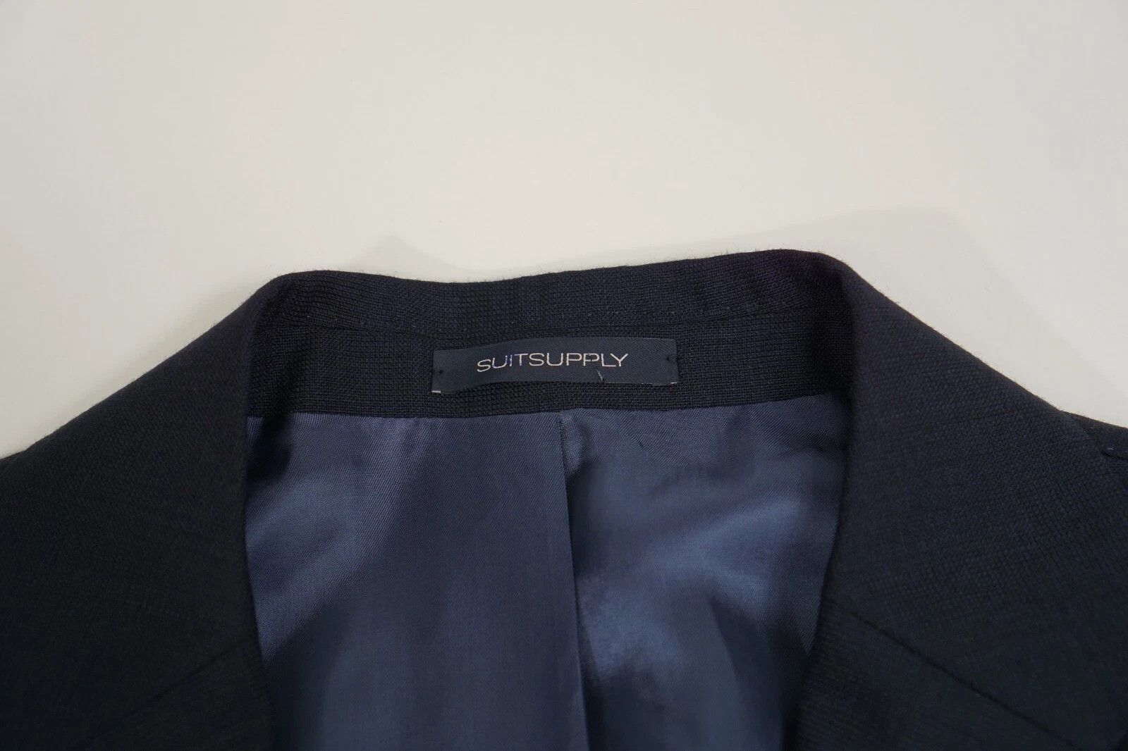 Suitsupply Men Suitsupply Blazer La Spalla Wool Navy Blue Dugdale US38 Size 38R - 3 Thumbnail