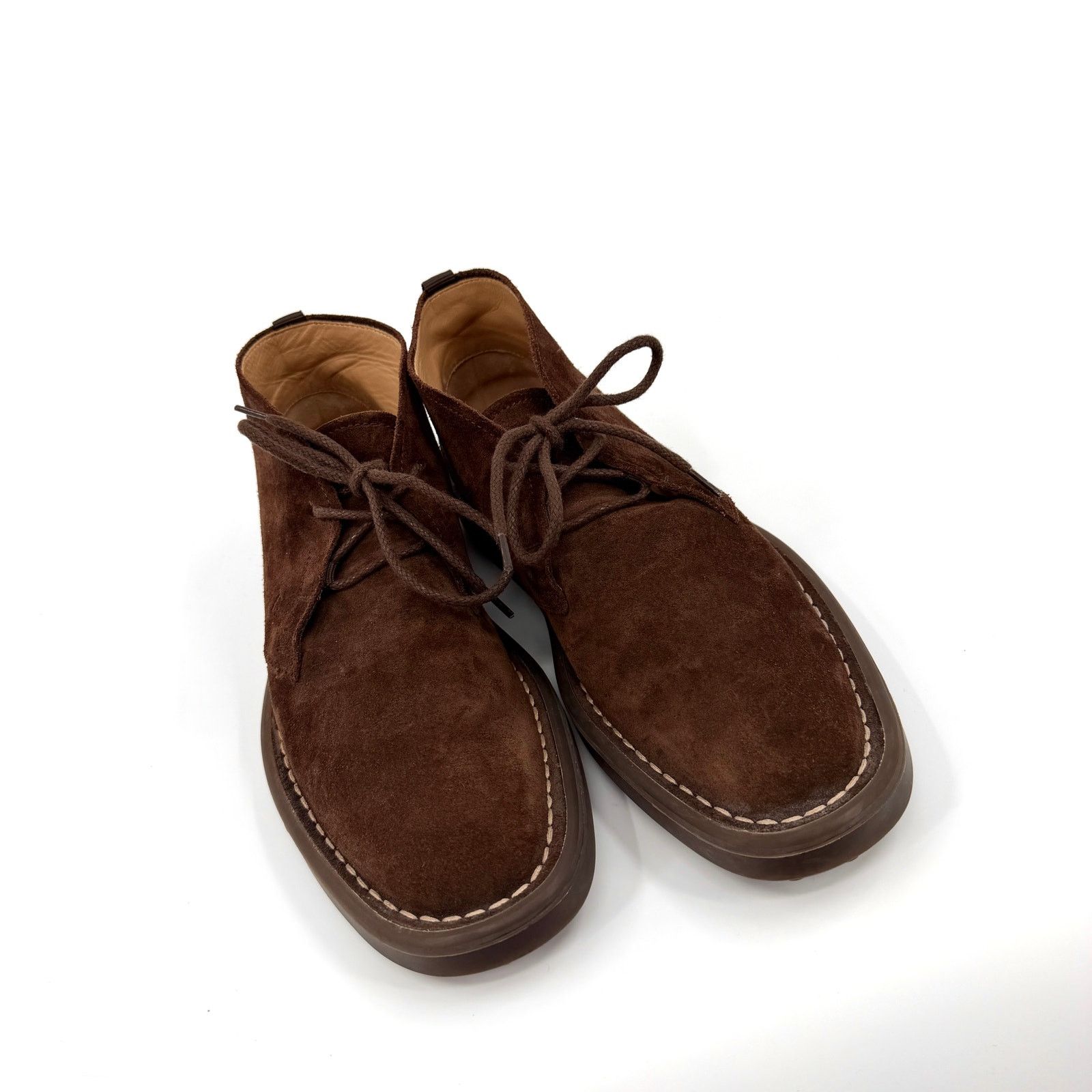 Tod's Tod’s Brown Suede Gommino Pebble Sole Chukka Desert Boots Size US 7 / EU 40 - 3 Thumbnail