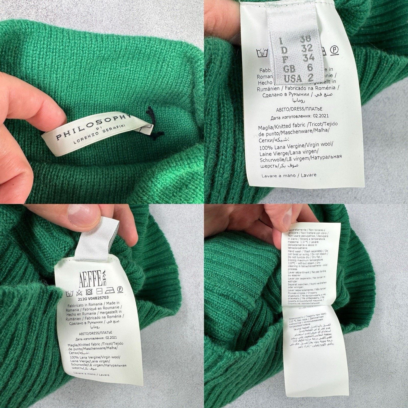 Philosophy di Lorenzo Serafini PHILOSOPHY DI LORENZO SERAFINI Knitted Dress Women Size XS / US 0-2 / IT 36-38 - 24 Thumbnail