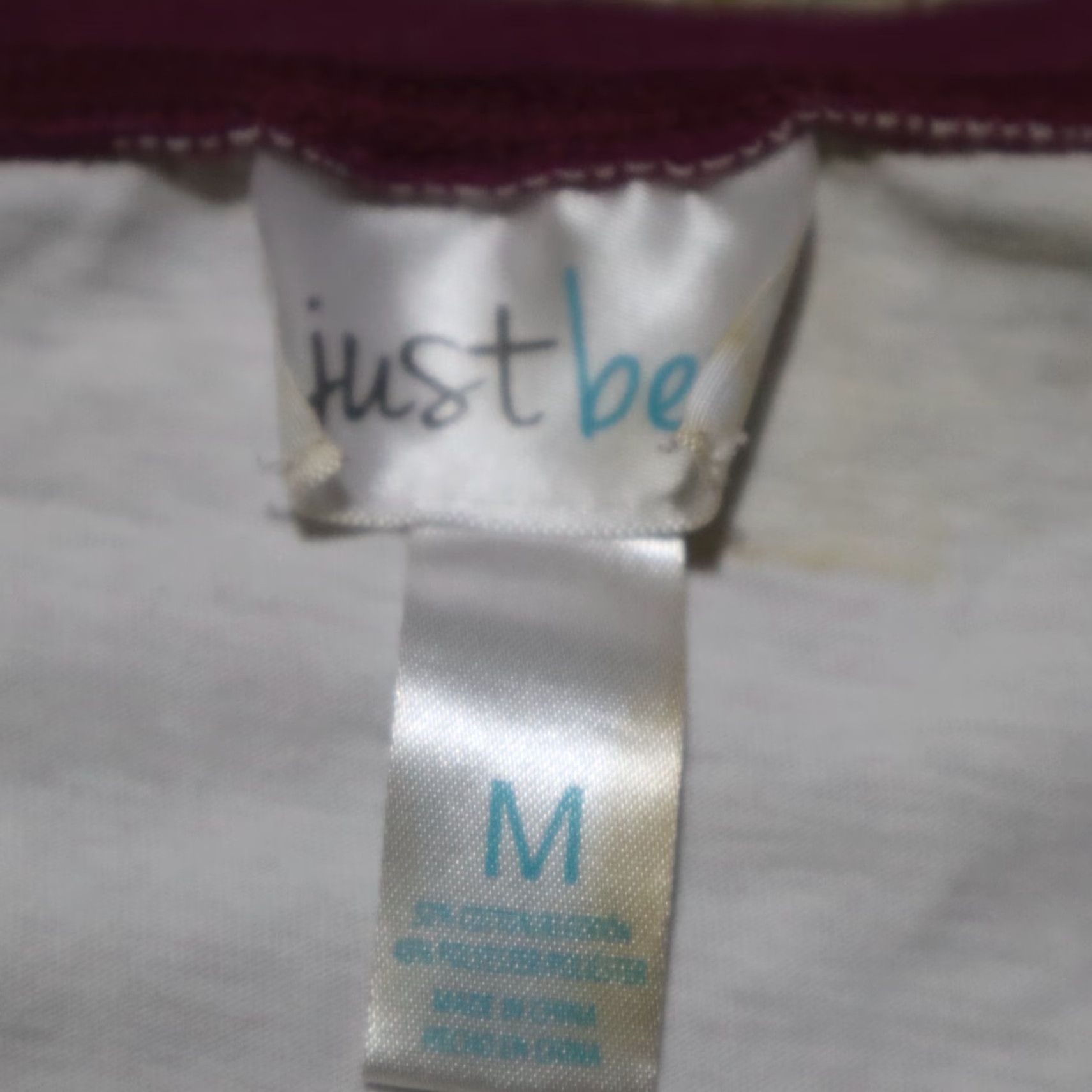 Vintage Just Be White Love University T-Shirt Half Sleeve Adult Women's Size M Medium Size M / US 6-8 / IT 42-44 - 3 Thumbnail