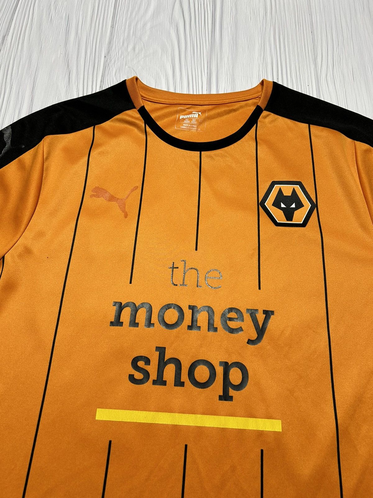 Puma GAZZA 89 Wolverhampton 2016/17 Home Soccer Jersey Puma L Size US L / EU 52-54 / 3 - 6 Thumbnail