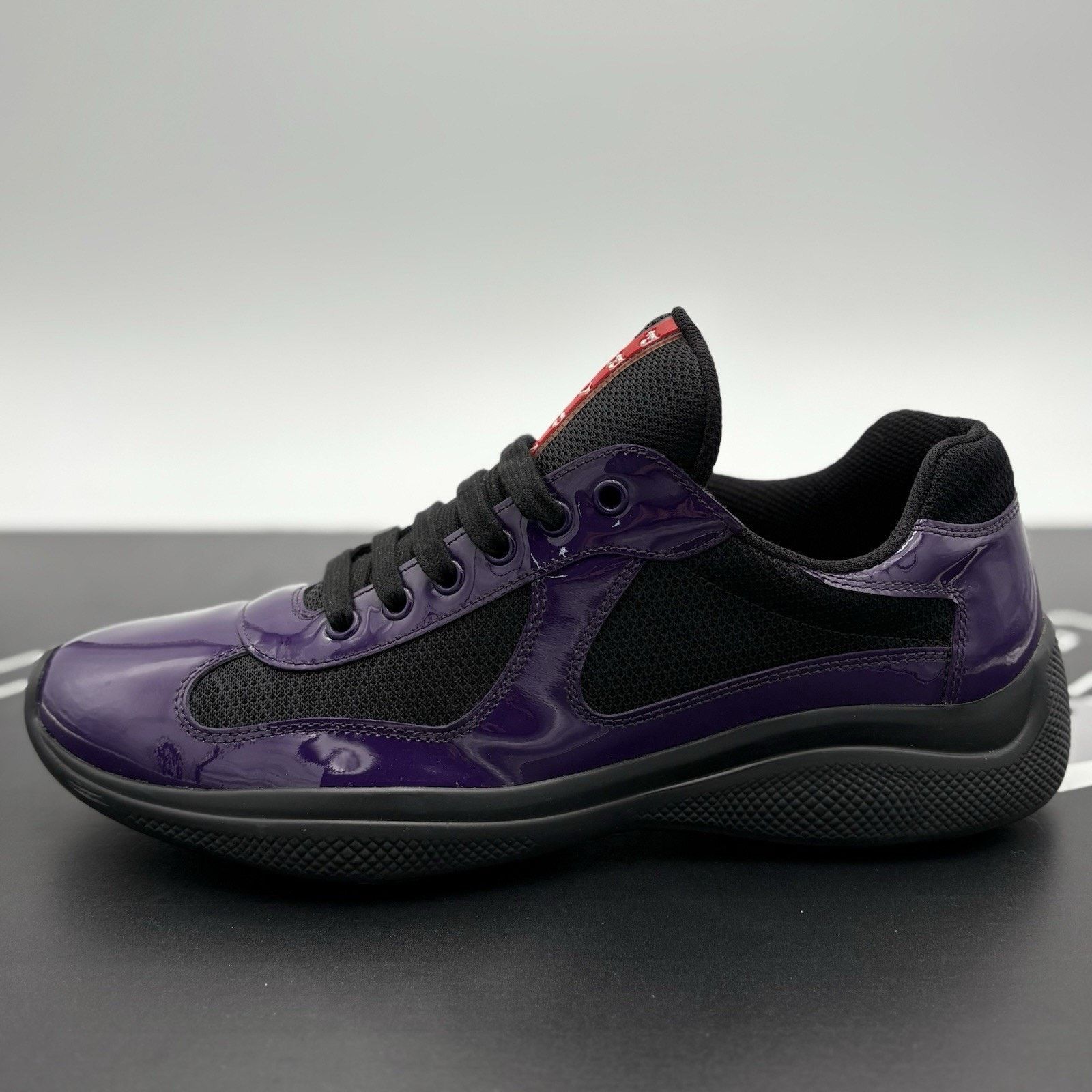Prada Prada Americas Cup ' Violet Black ' | SUPER CLEAN! Size US 9 / EU 42 - 8 Thumbnail
