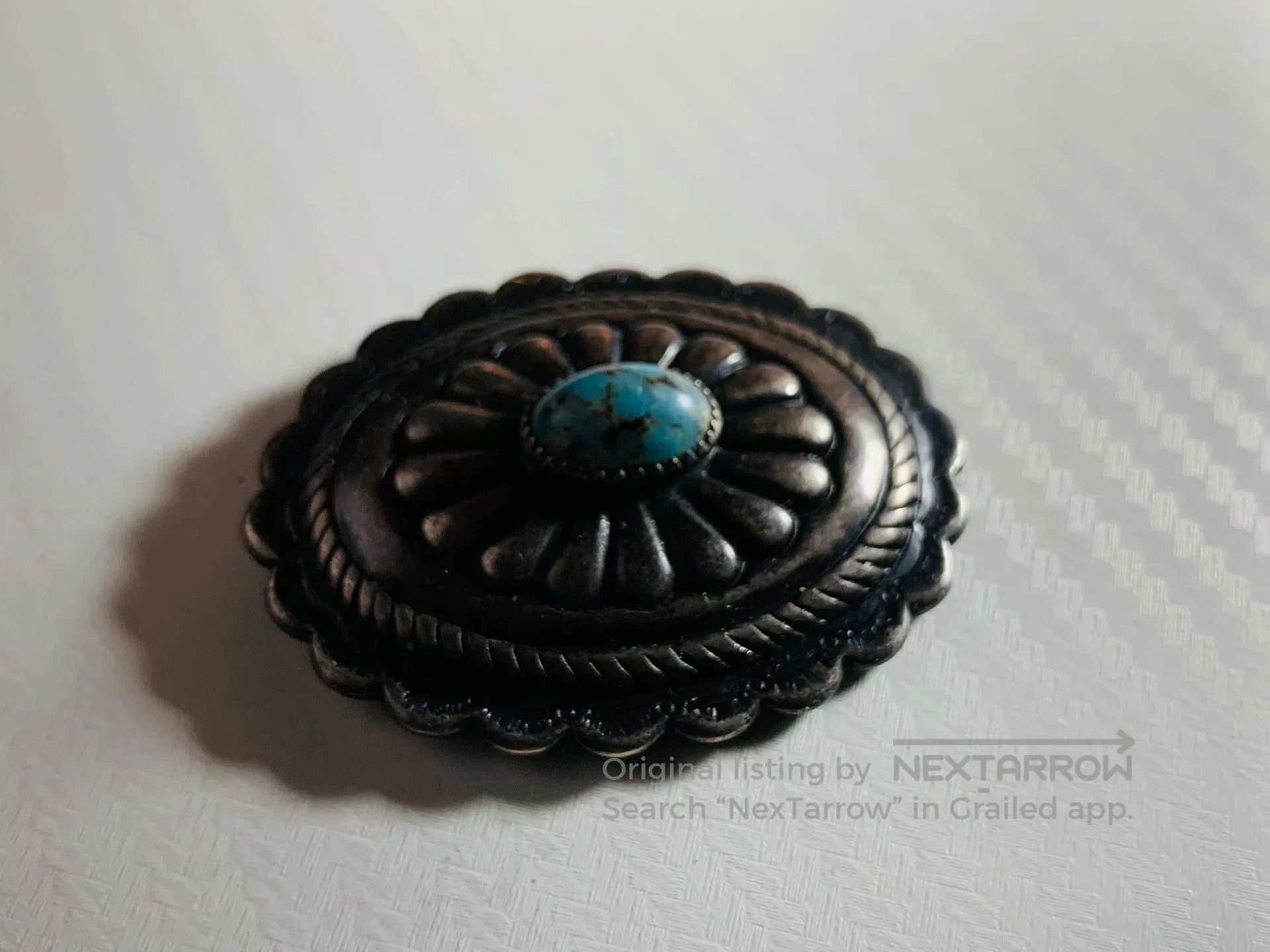 Other Navajo Silver Turquoise Buckle. Size ONE SIZE - 5 Thumbnail