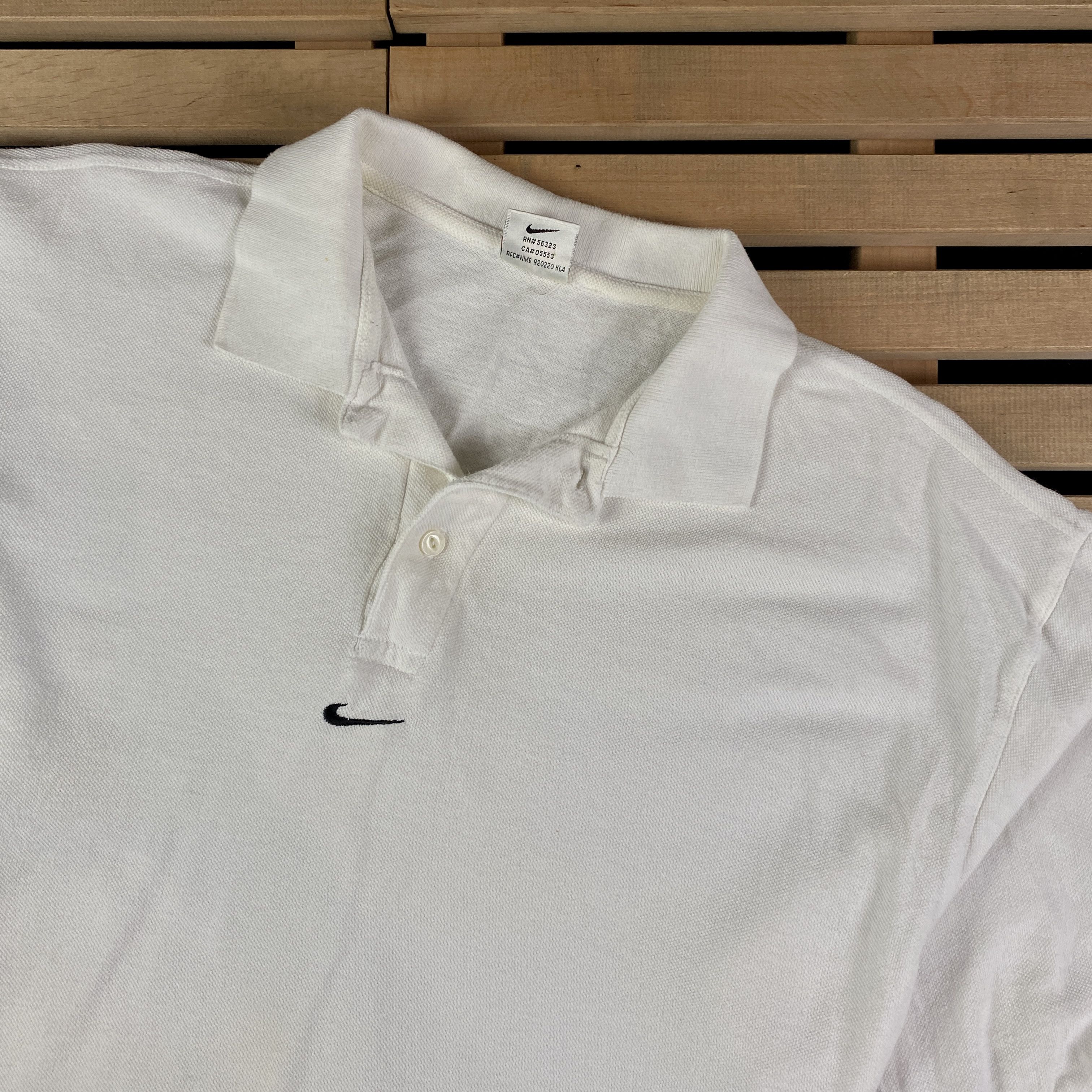 Nike × Vintage Mens Vintage Short Sleeve Polo T-Shirt Nike Size XL Cotton Size US XL / EU 56 / 4 - 2 Thumbnail