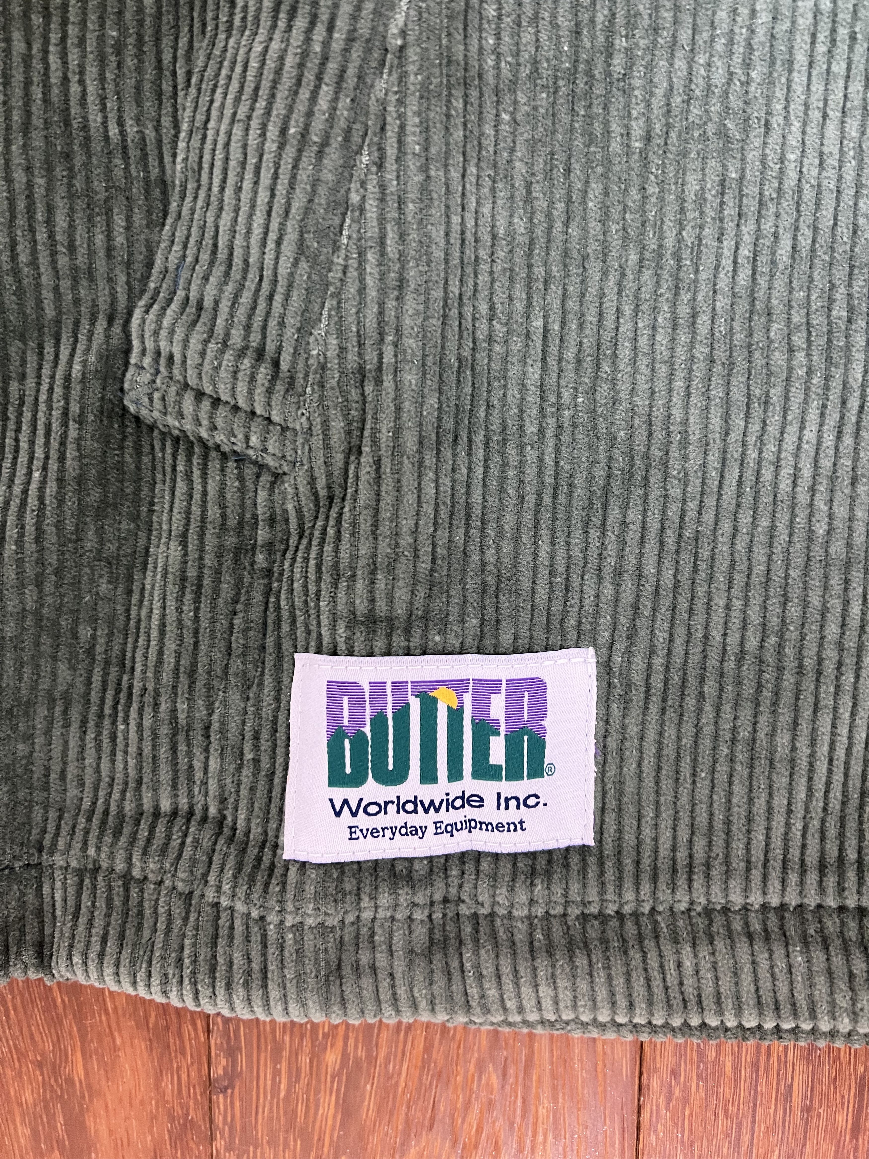 Butter Goods 💚 Butter Goods Corduroy Patchwork Pullover Foliage NEW Size US S / EU 44-46 / 1 - 8 Thumbnail