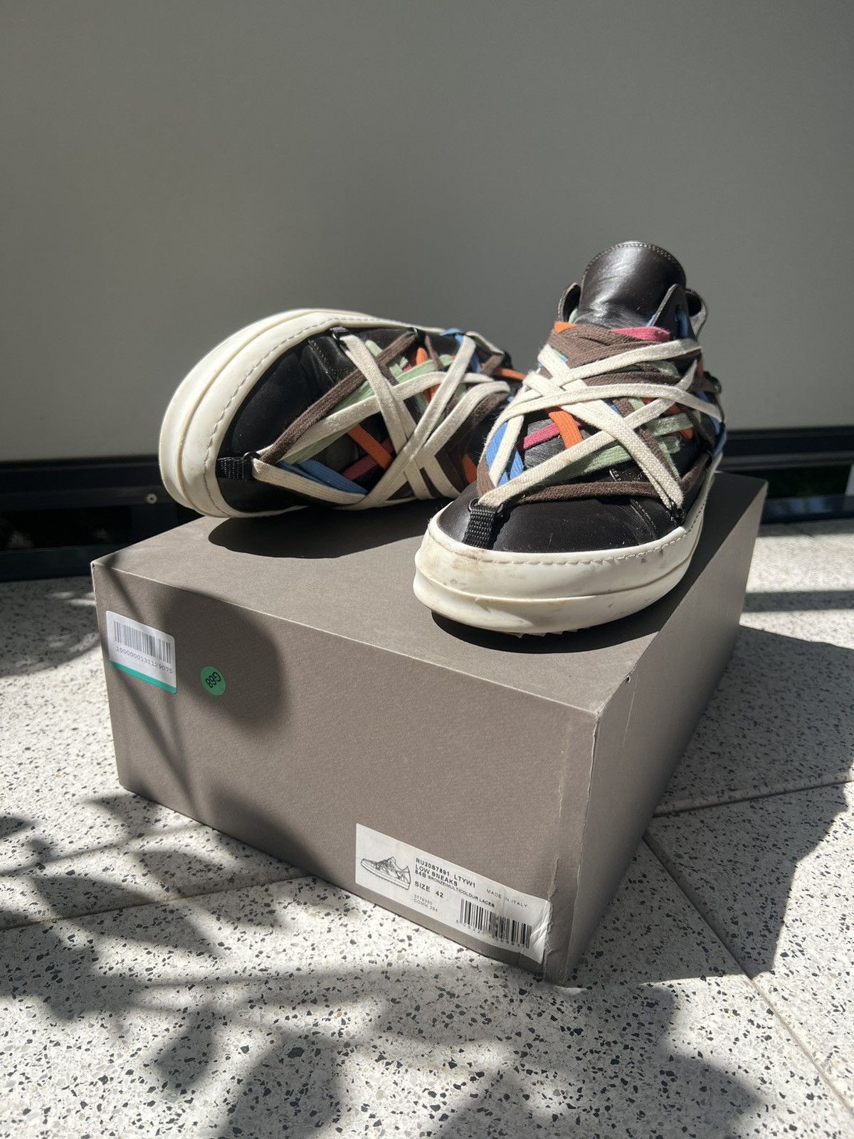 Rick Owens Mega Lace Ramones | Grailed