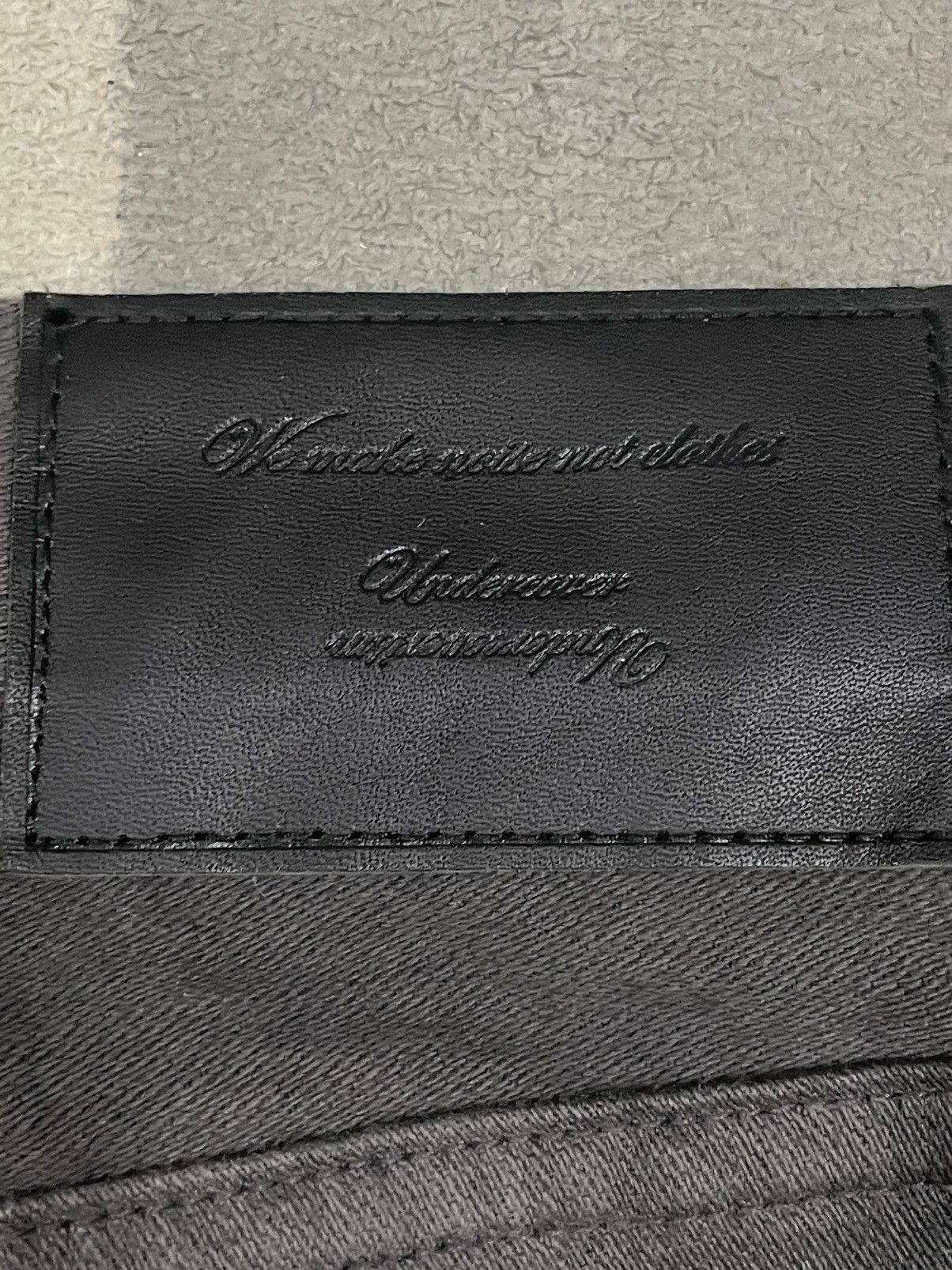 Jun Takahashi × Undercover Undercover Grey Distressed Skinny Jeans Size US 27 - 17 Thumbnail