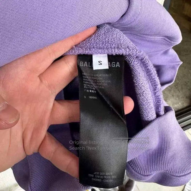 Balenciaga Balenciaga Purple Coca-Cola Embroidered Hoodie Size US S / EU 44-46 / 1 - 5 Thumbnail