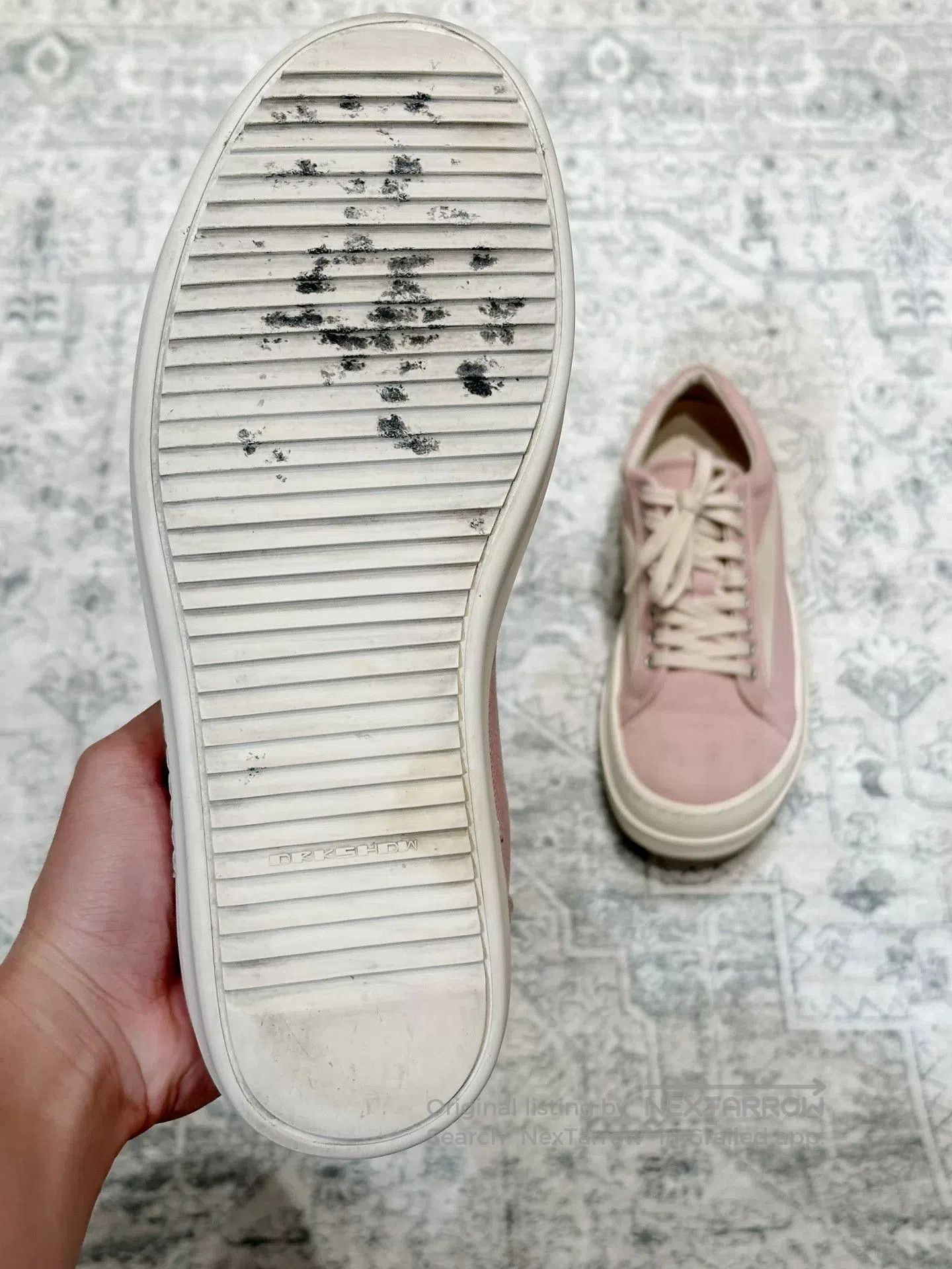 Rick Owens Rick Owens x Vans Canvas Pink Shoes. Size US 8.5 / EU 41-42 - 7 Thumbnail