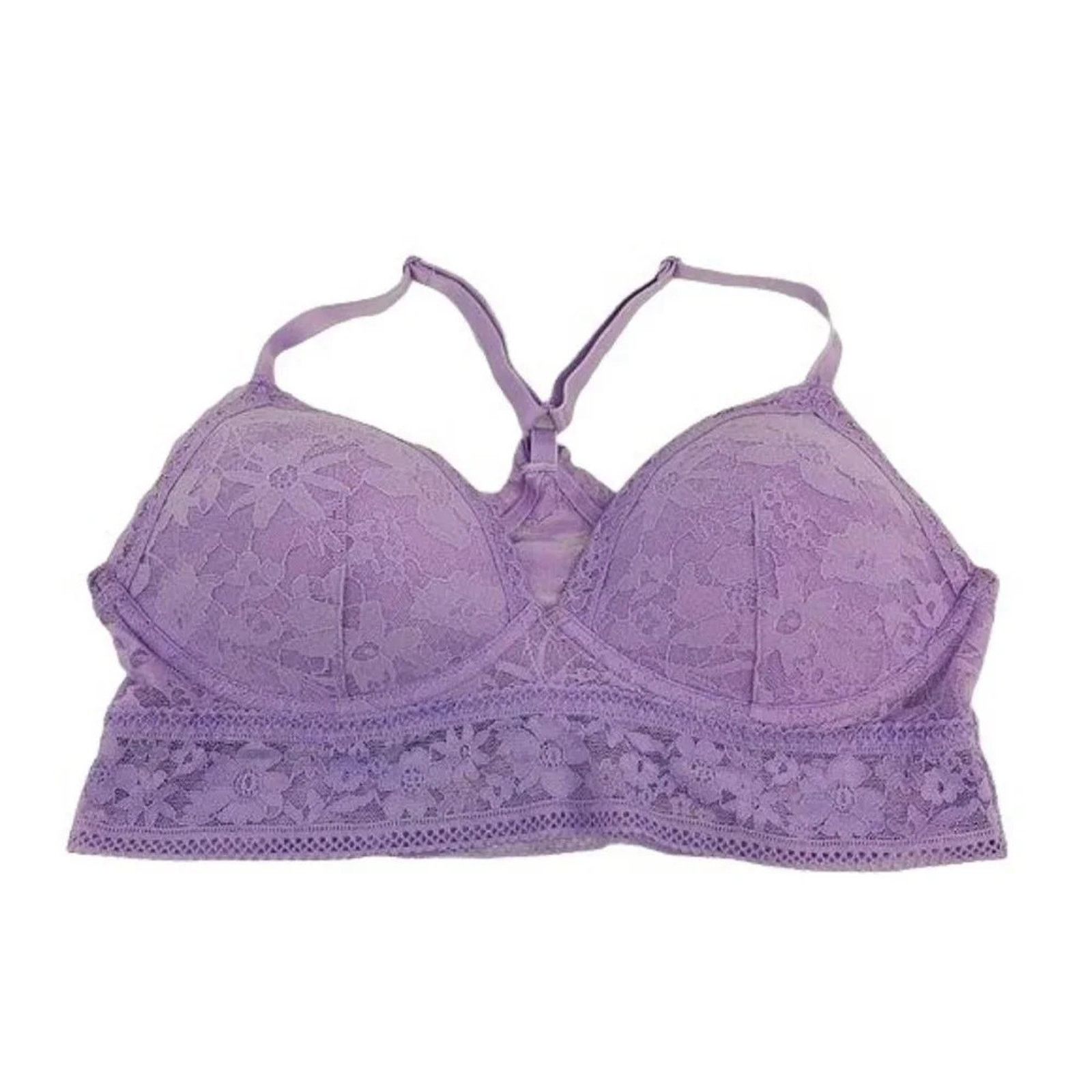 Victoria's Secret Victoria's Secret Plunge Lined Bralette Lavender Women Large Size ONE SIZE - 1 Thumbnail