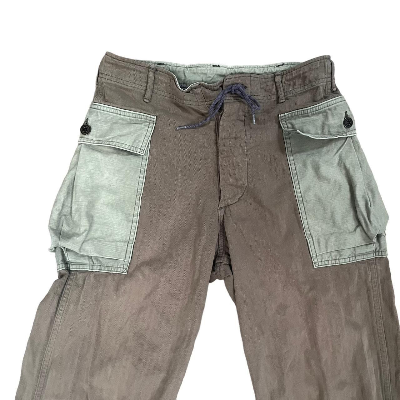 Japanese Brand Vintage Japanese military HBT monkey fatigue pants Size US 30 / EU 46 - 2 Thumbnail
