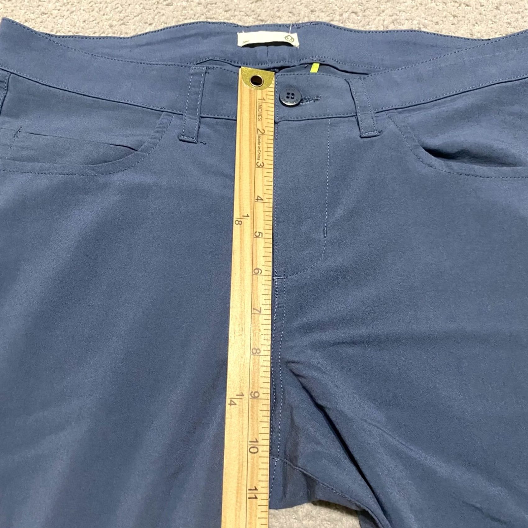 Vintage Tasc Pants Blue Straight Mid Chino Regular 32x30 Mens Slim Pocket Logo Button Inseam 28in Size US 32 / EU 48 - 7 Thumbnail